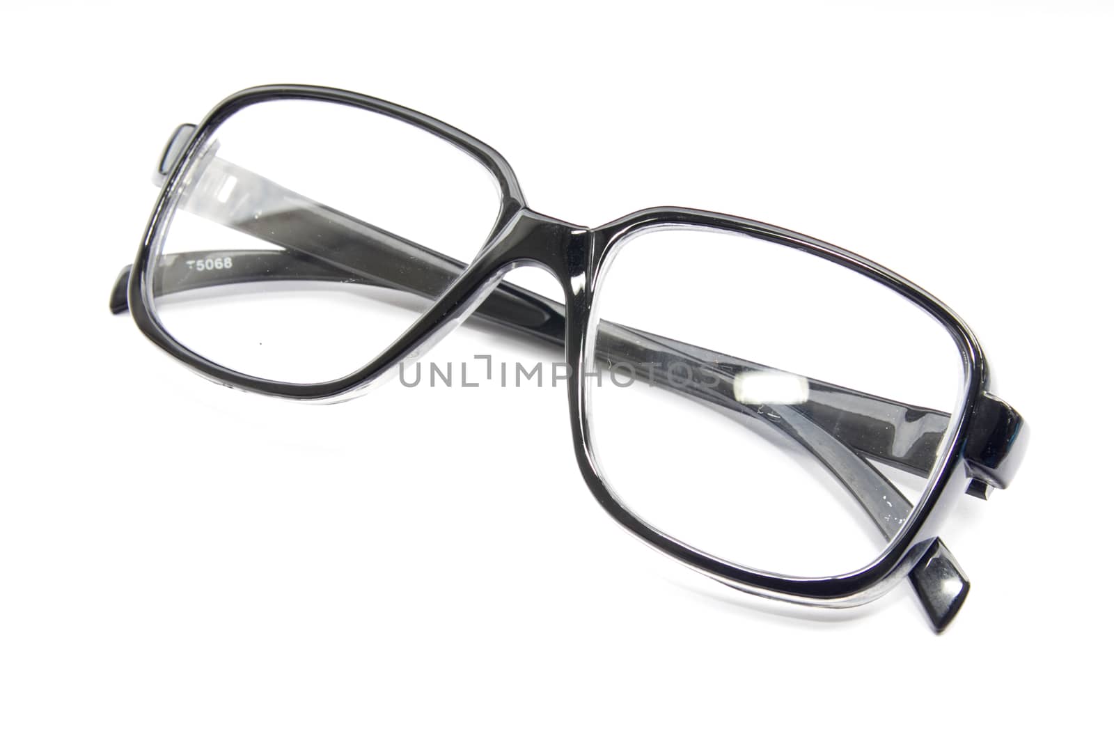 Eyeglasses isolated on white background, accessory object.