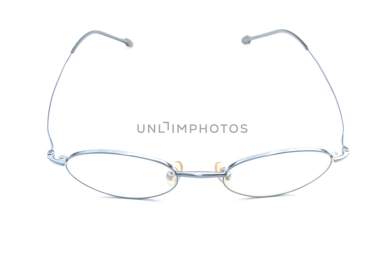 Eyeglasses isolated on white background, accessory object.