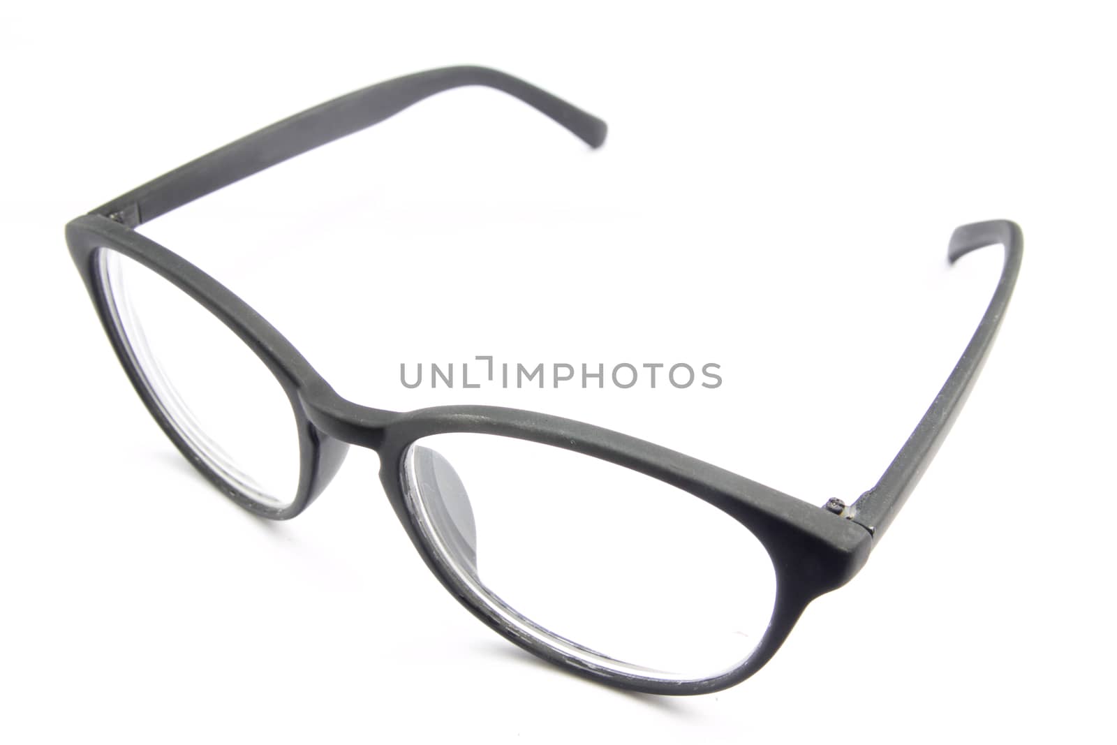 Eyeglasses isolated on white background, accessory object.