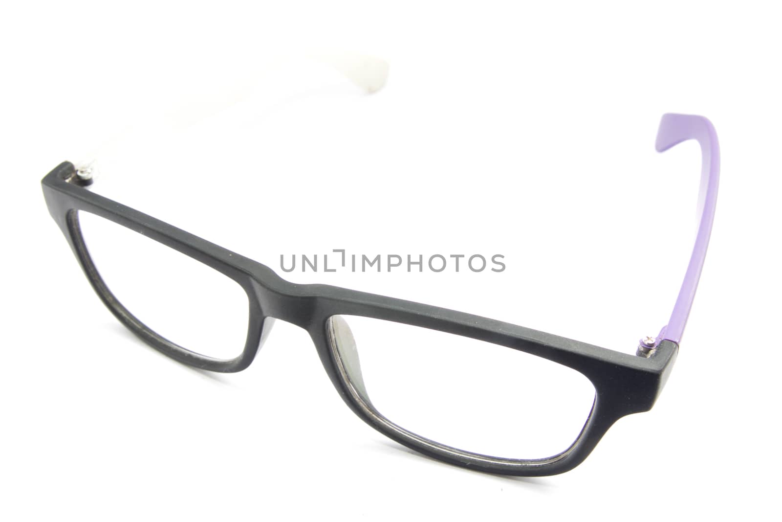 Eyeglasses isolated on white background, accessory object.