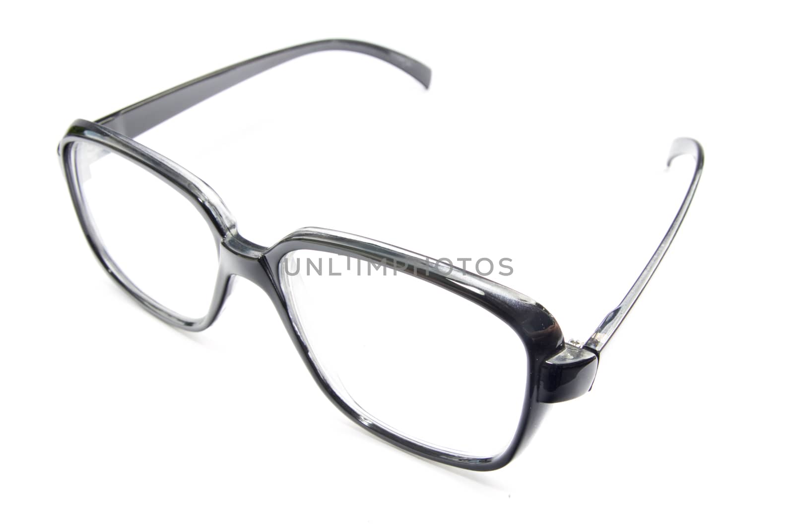 Eyeglasses isolated on white background, accessory object.