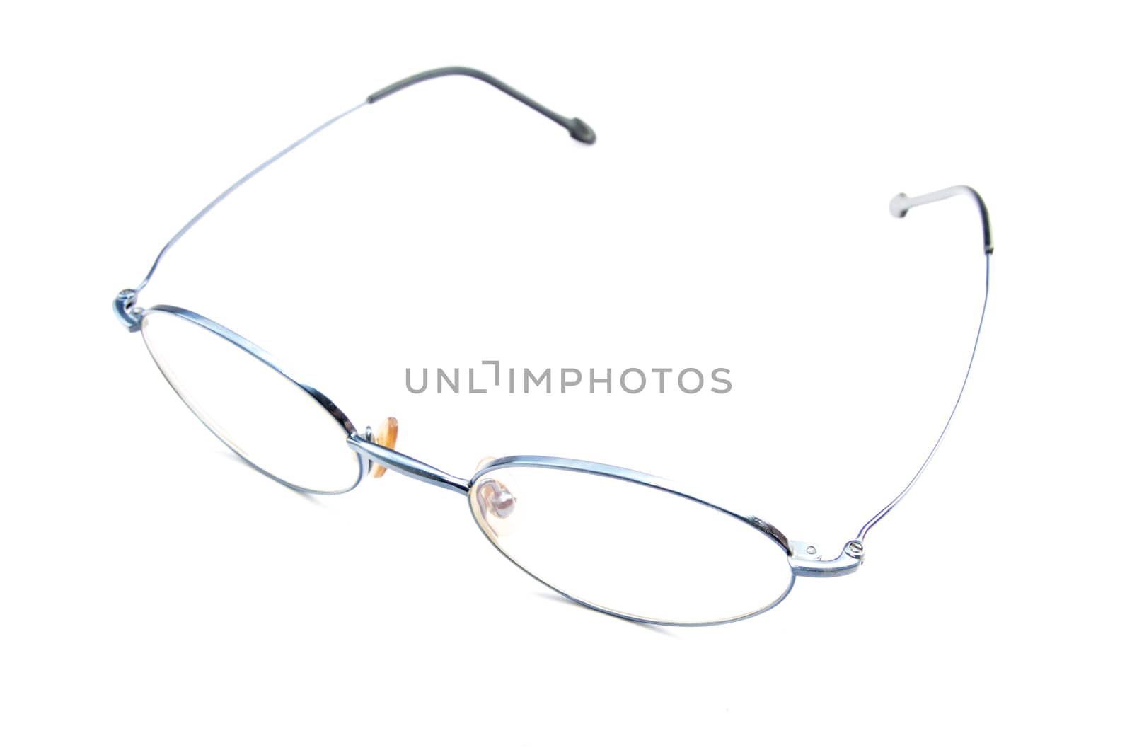 Eyeglasses isolated on white background, accessory object.