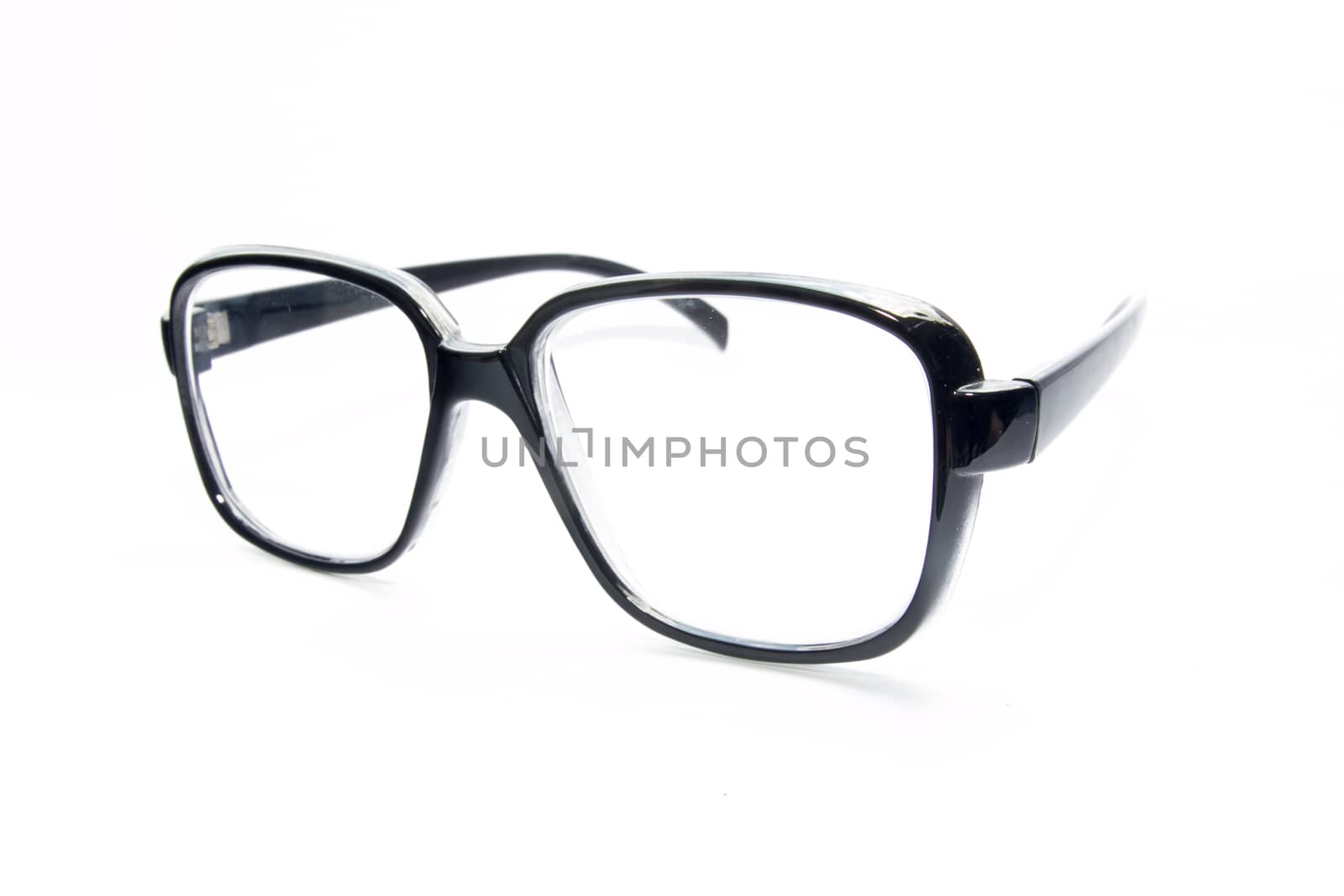 Eyeglasses isolated on white background, accessory object.