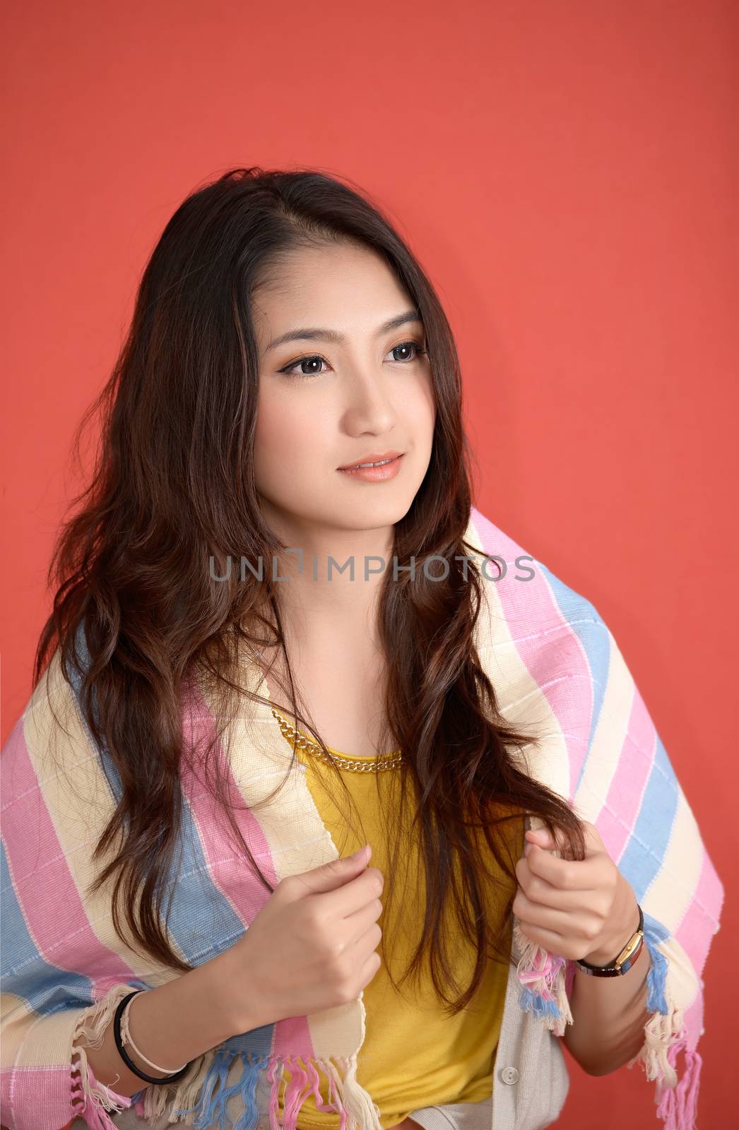 Young Asian cute woman by Yuri2012