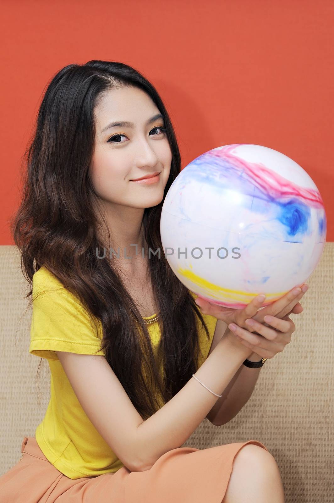 Young asian cute woman by Yuri2012