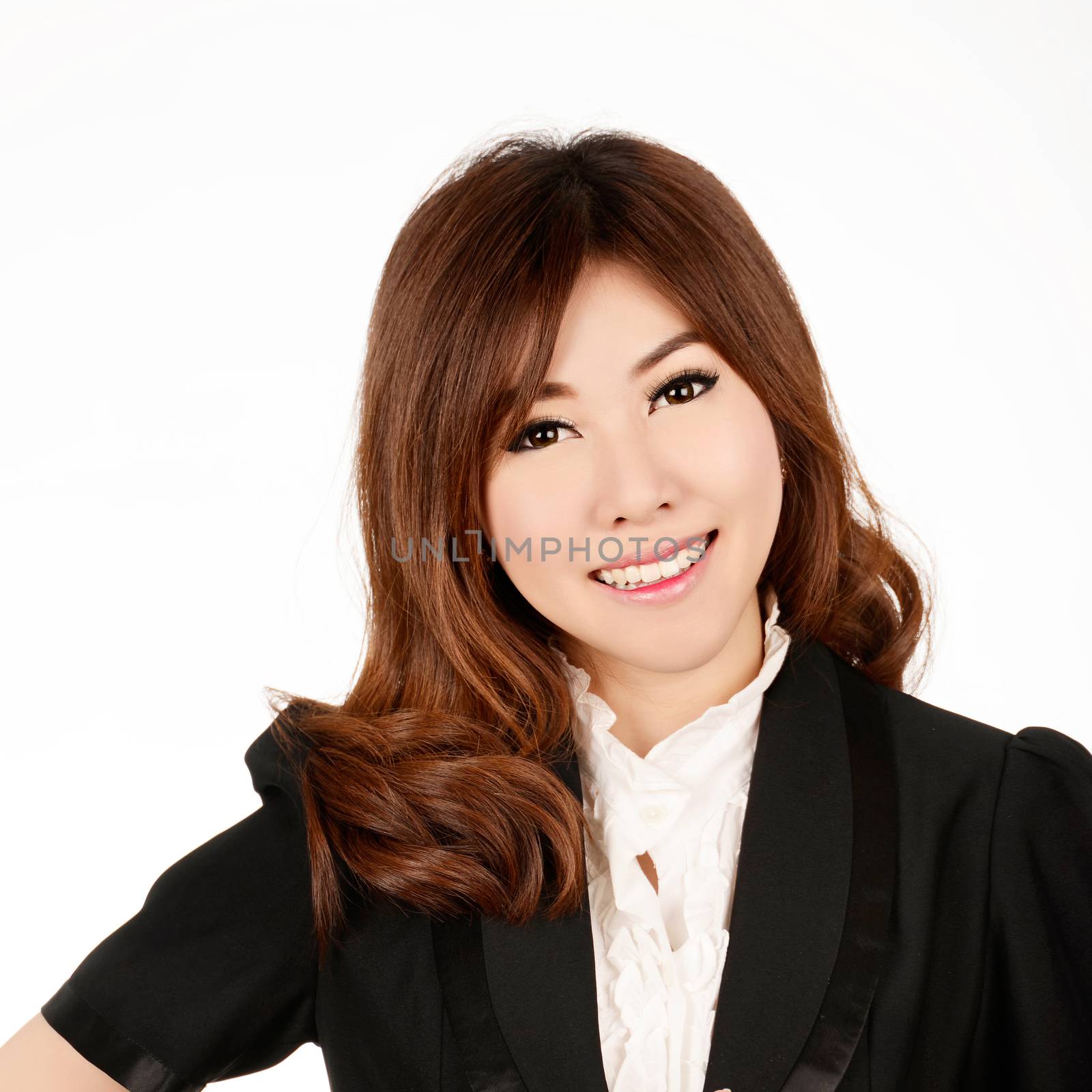 Asian woman. Smiling Asian Educational / Business woman. by Yuri2012