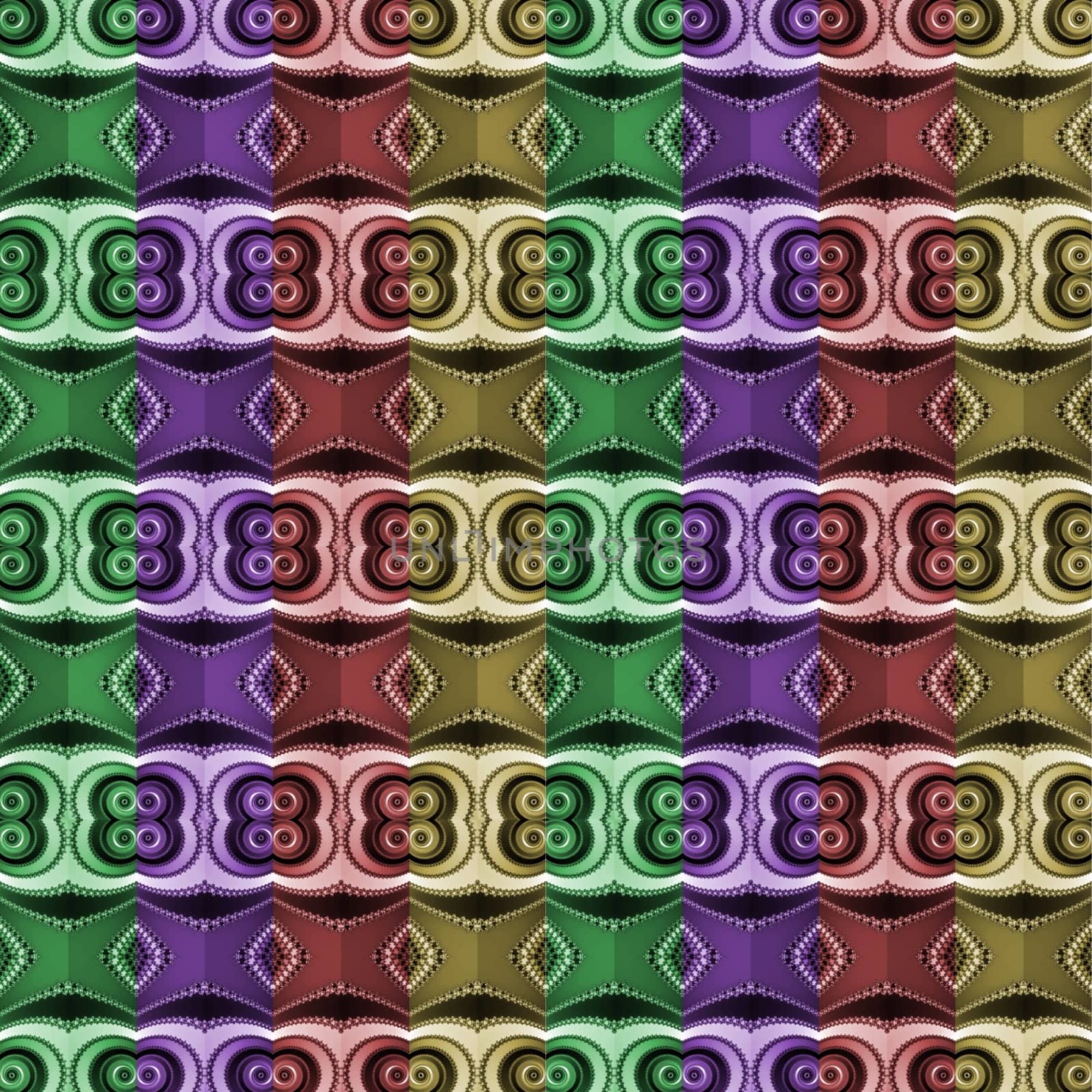 Digital computer graphic - seamless decorative ornament for design.