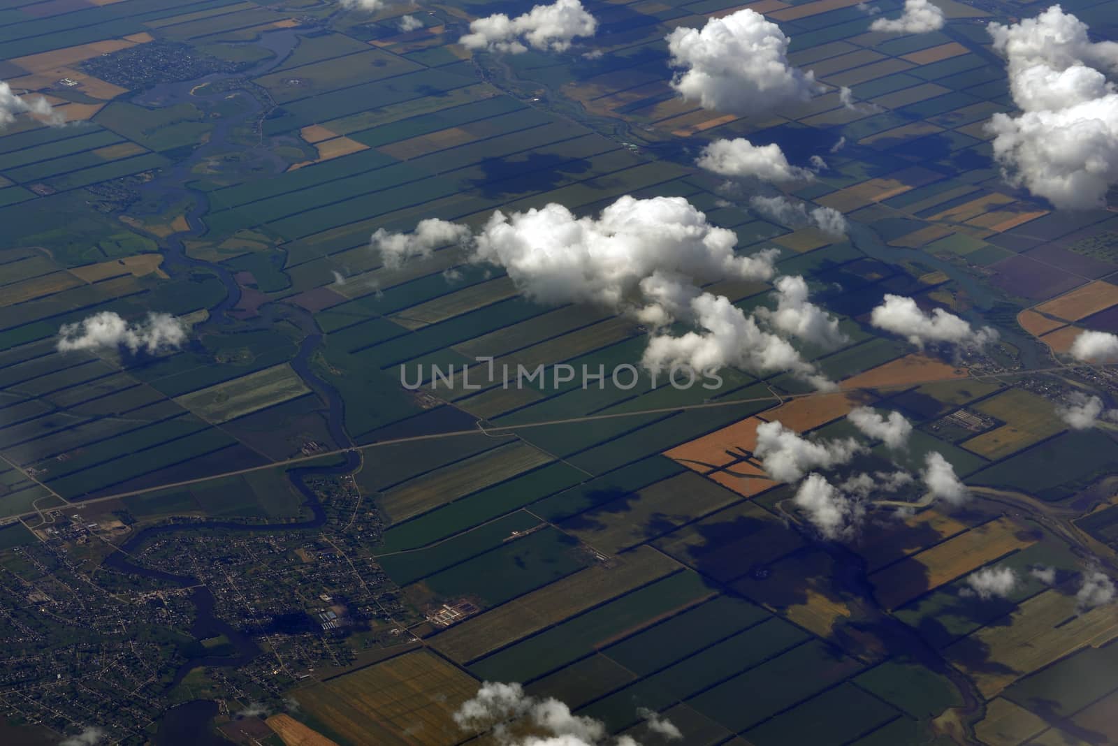 Earth's surface and clouds by cherezoff