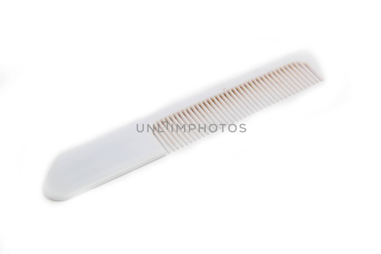 comb for hair; isolated, clipping path included