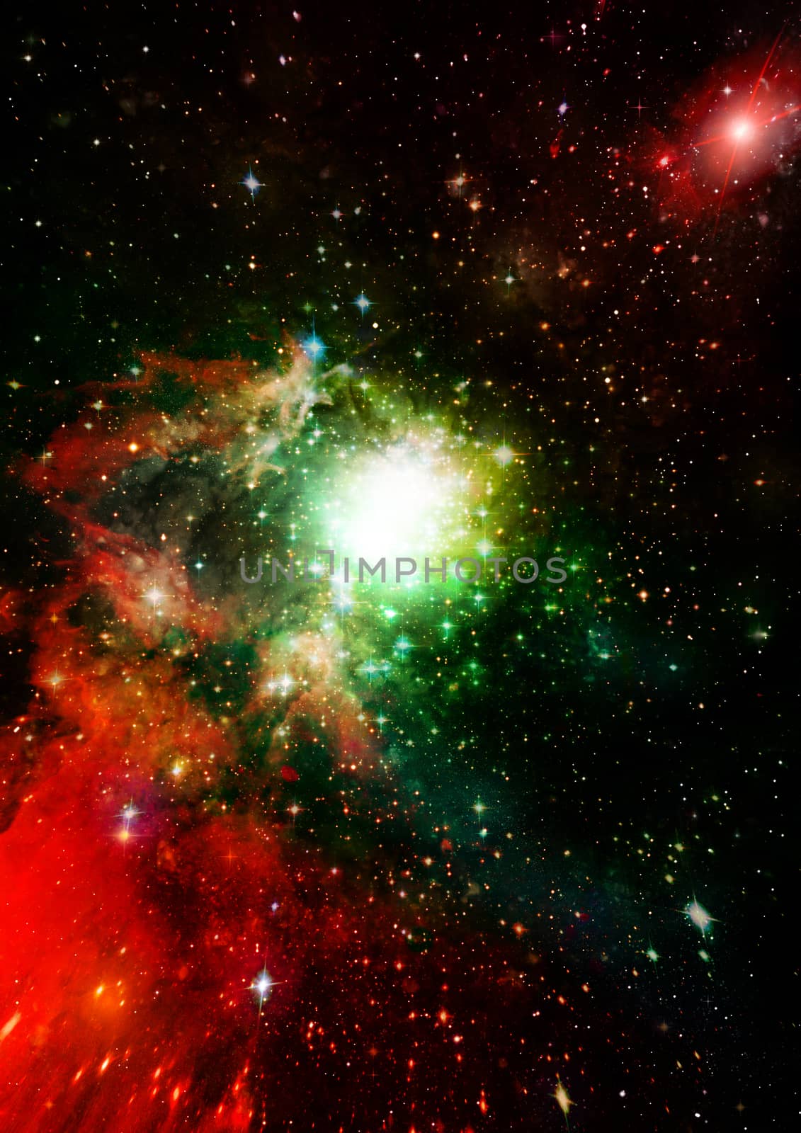 Small part of an infinite star field of space in the Universe. "Elements of this image furnished by NASA".