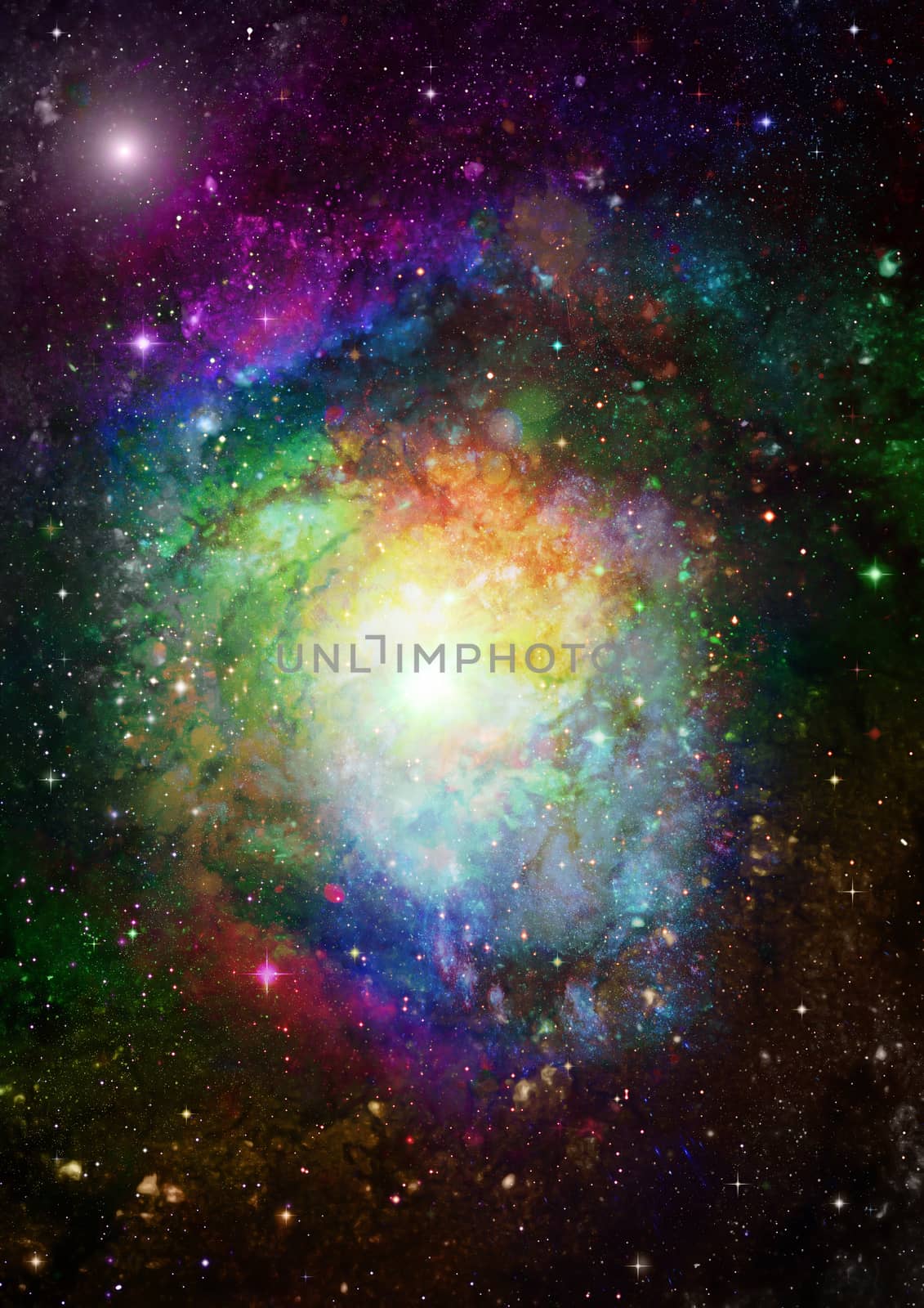 Star field in space a nebulae and a gas congestion. "Elements of this image furnished by NASA".