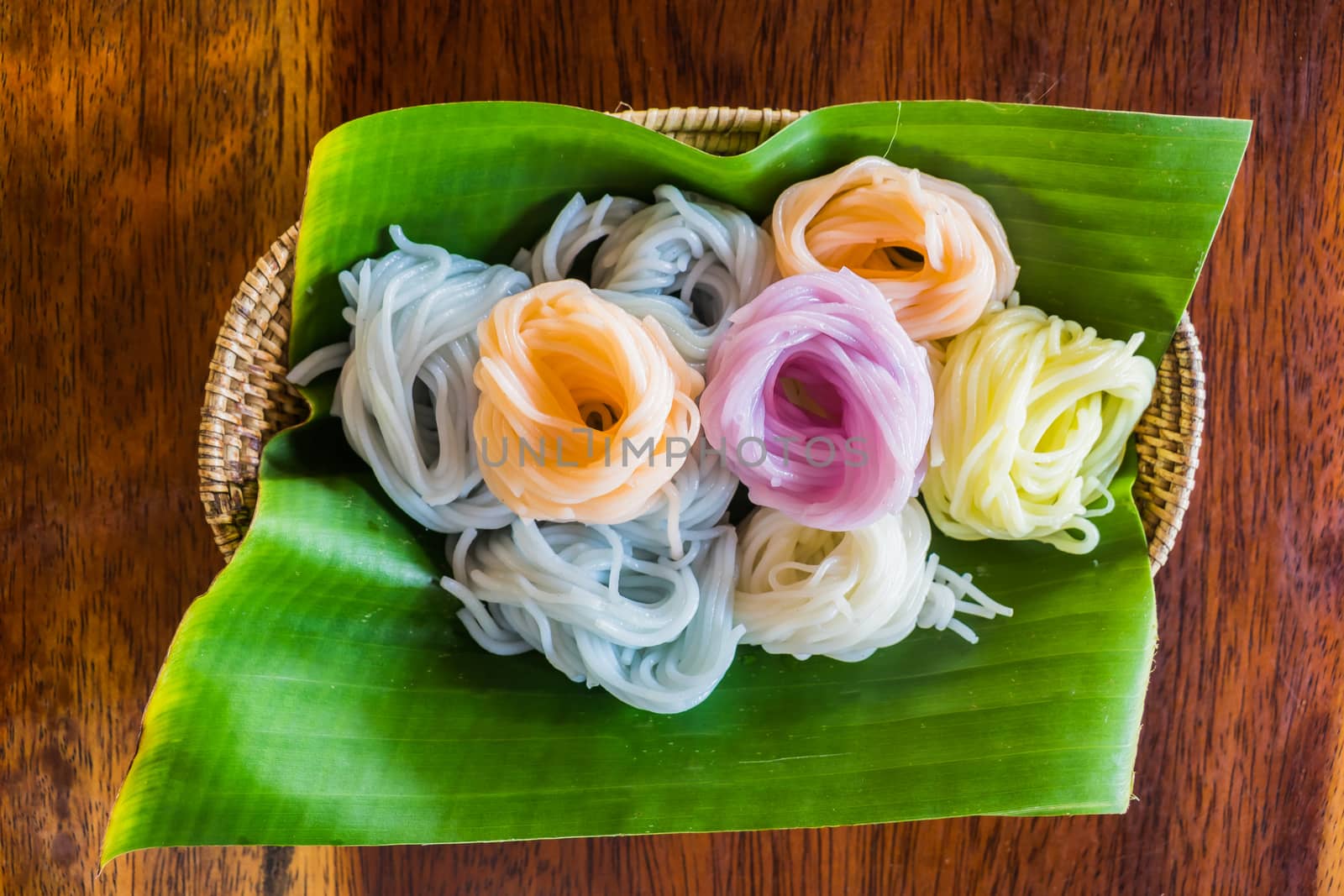 Khanom Chin Are Rice Noodles in Thai Cuisine Which Are Made From Rice.