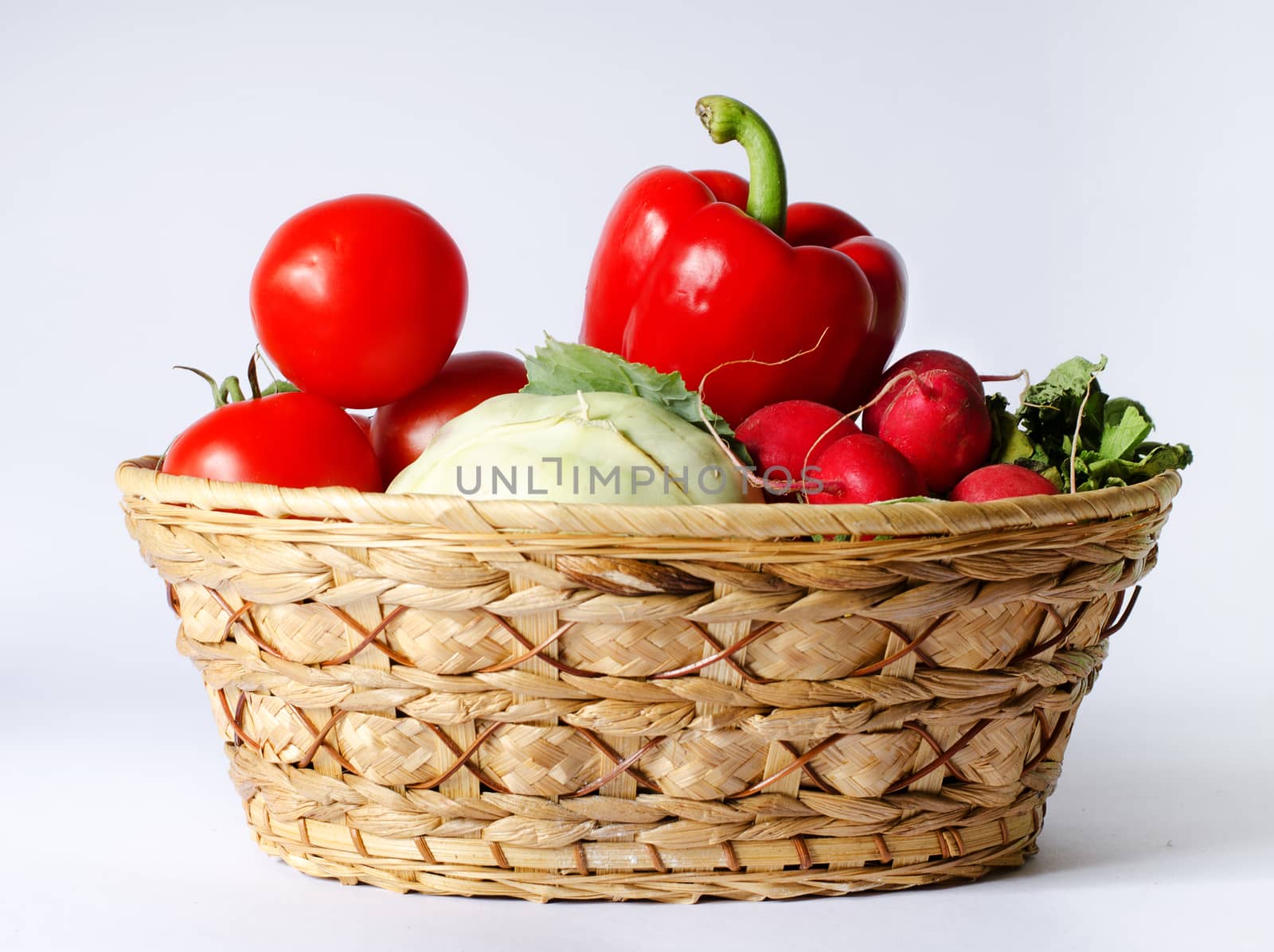 basket of vegetable
