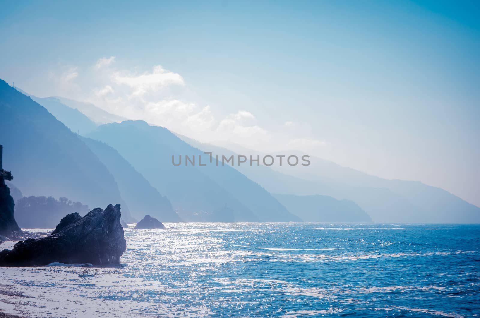Italian Riviera Coast by mrdoomits