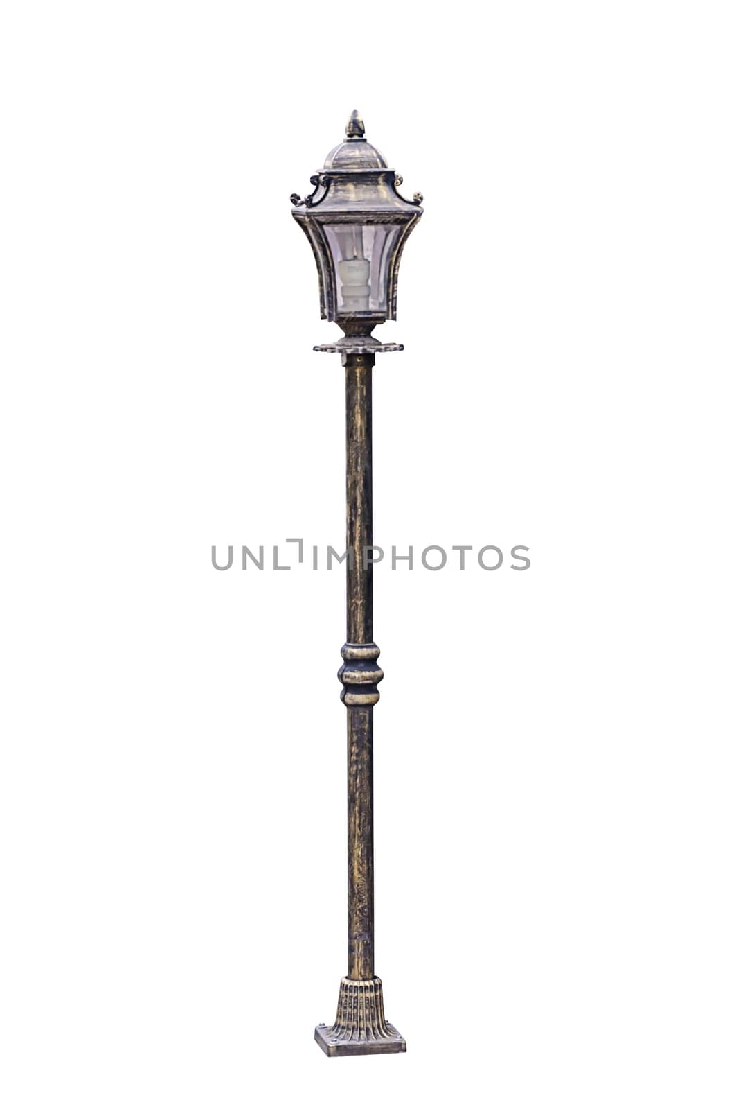 Light pole isolated  by NuwatPhoto