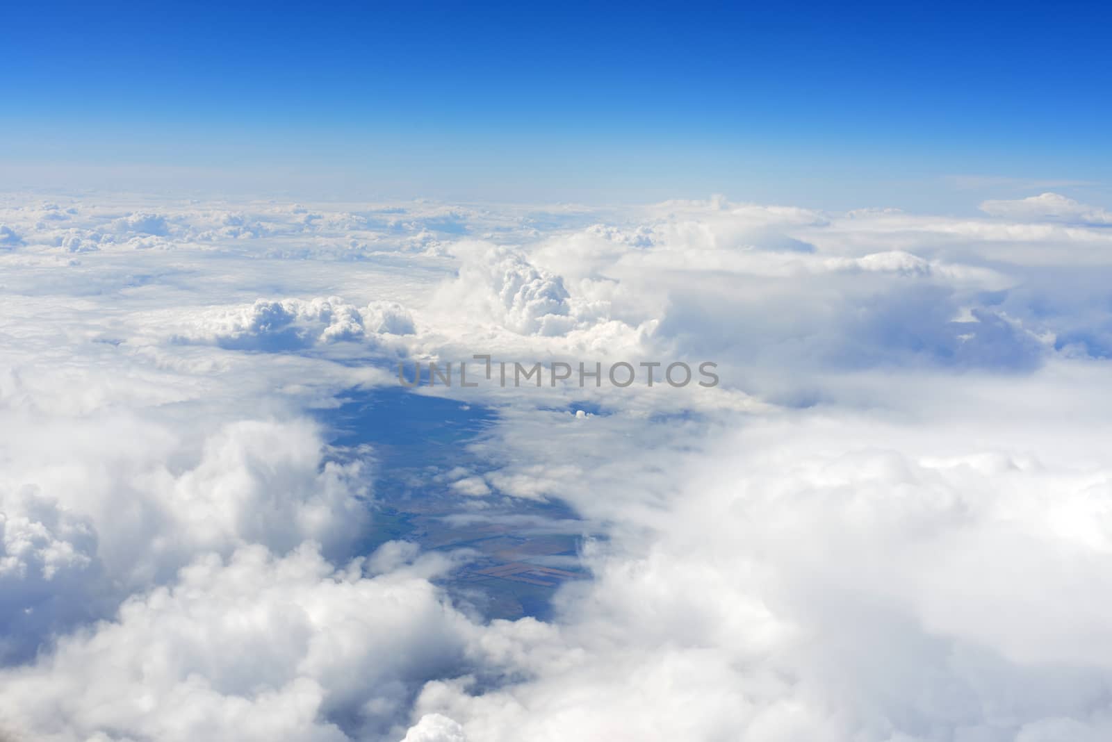 Blue sky and clouds by cherezoff