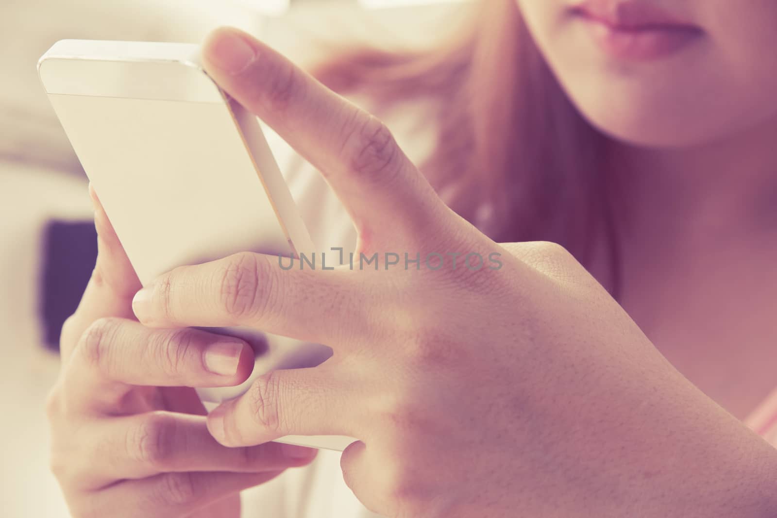 Teenagers With Mobile Phone