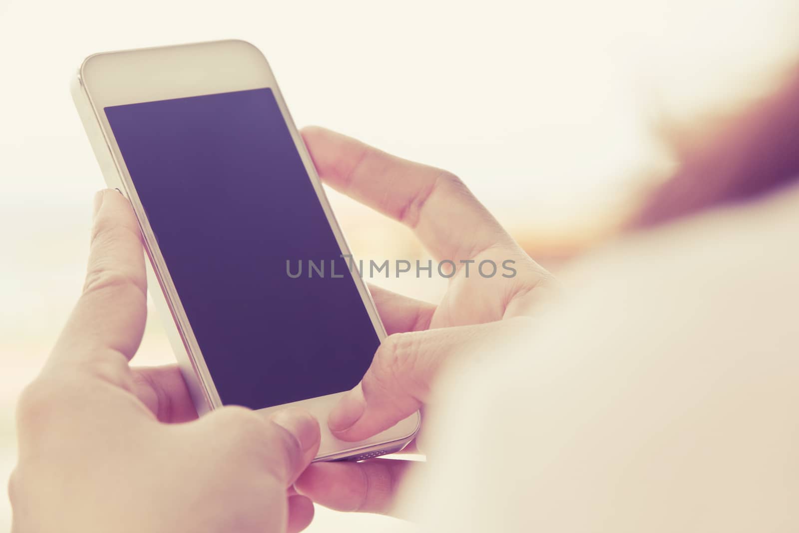 Woman Using a Smart Phone