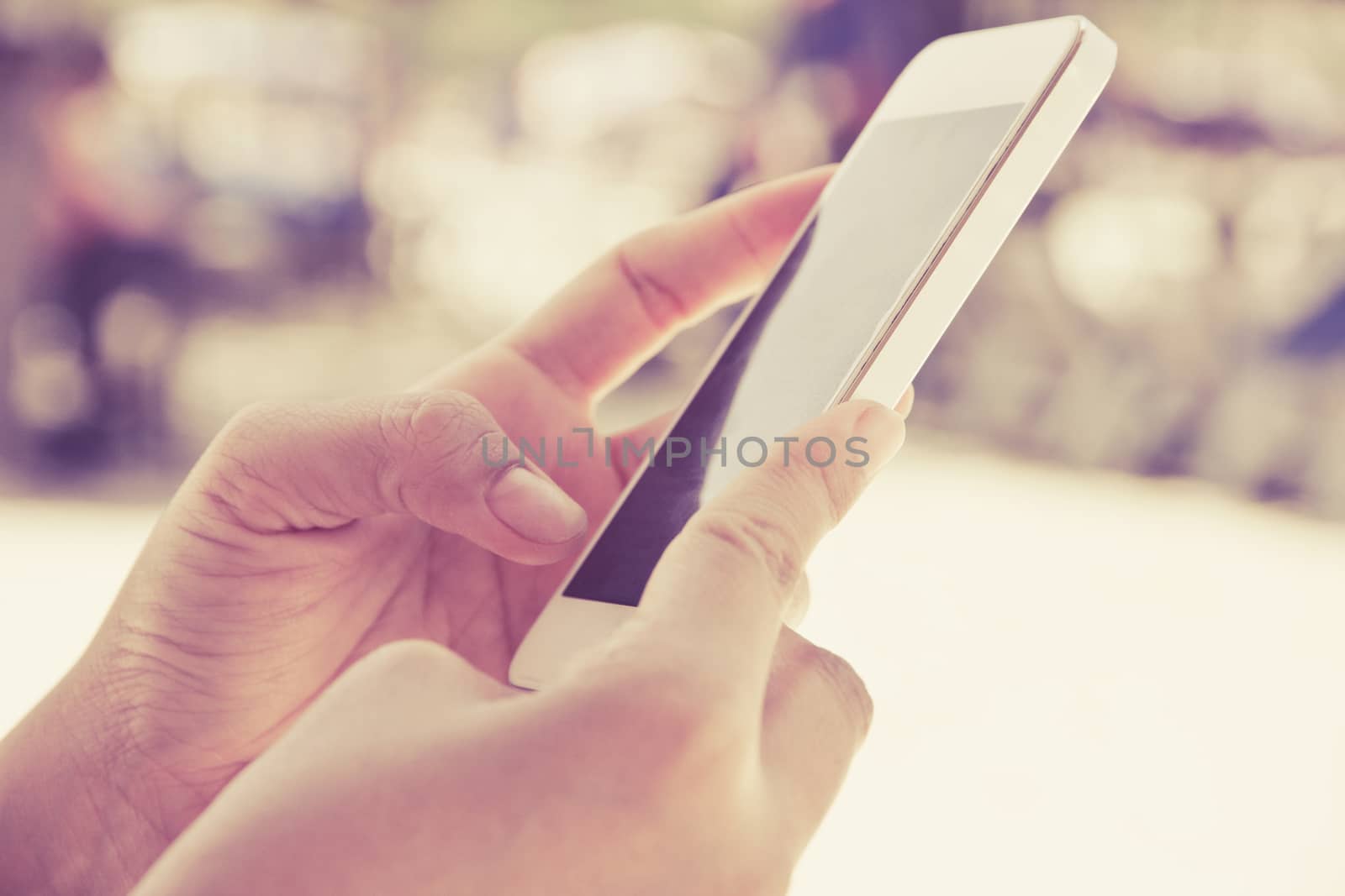 Teenagers With Mobile Phone