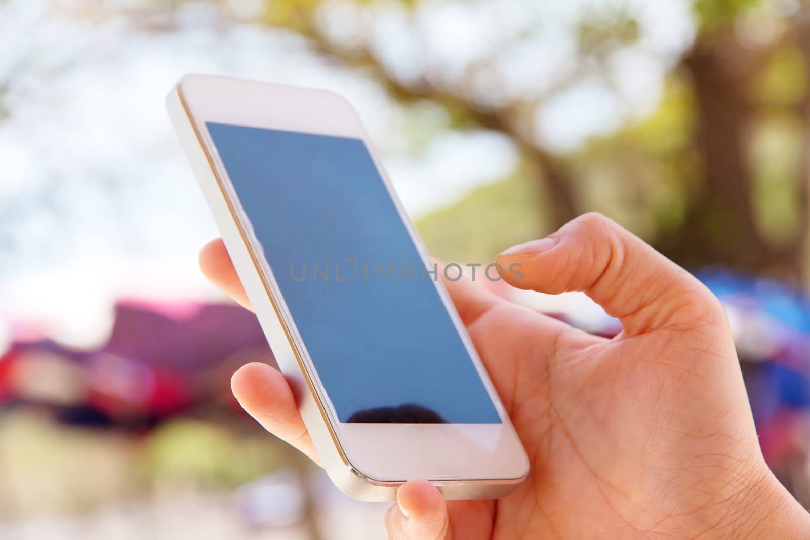 Teenagers With Mobile Phone