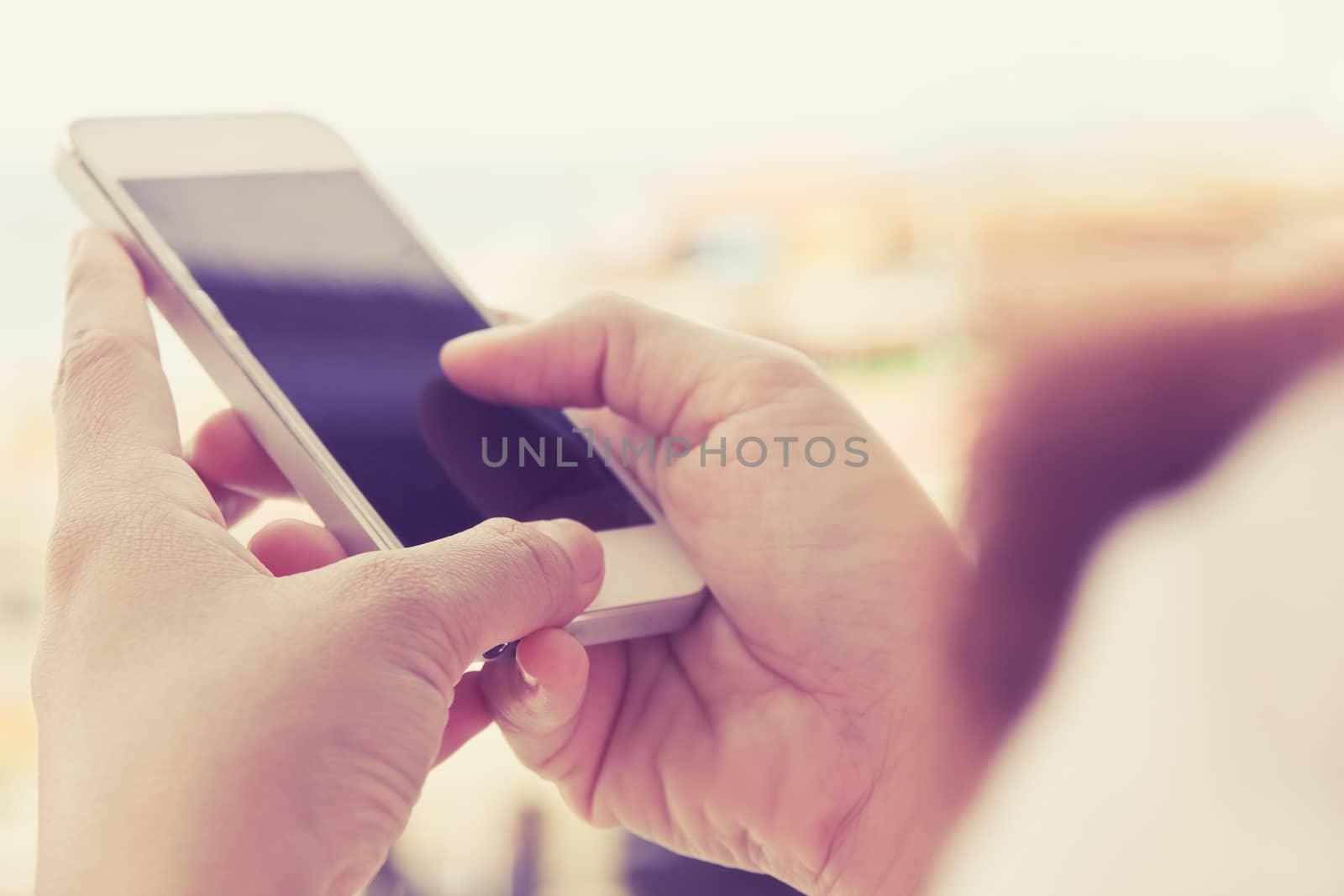Woman Using a Smart Phone