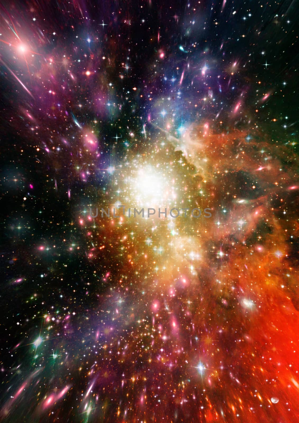 Small part of an infinite star field of space in the Universe. "Elements of this image furnished by NASA".