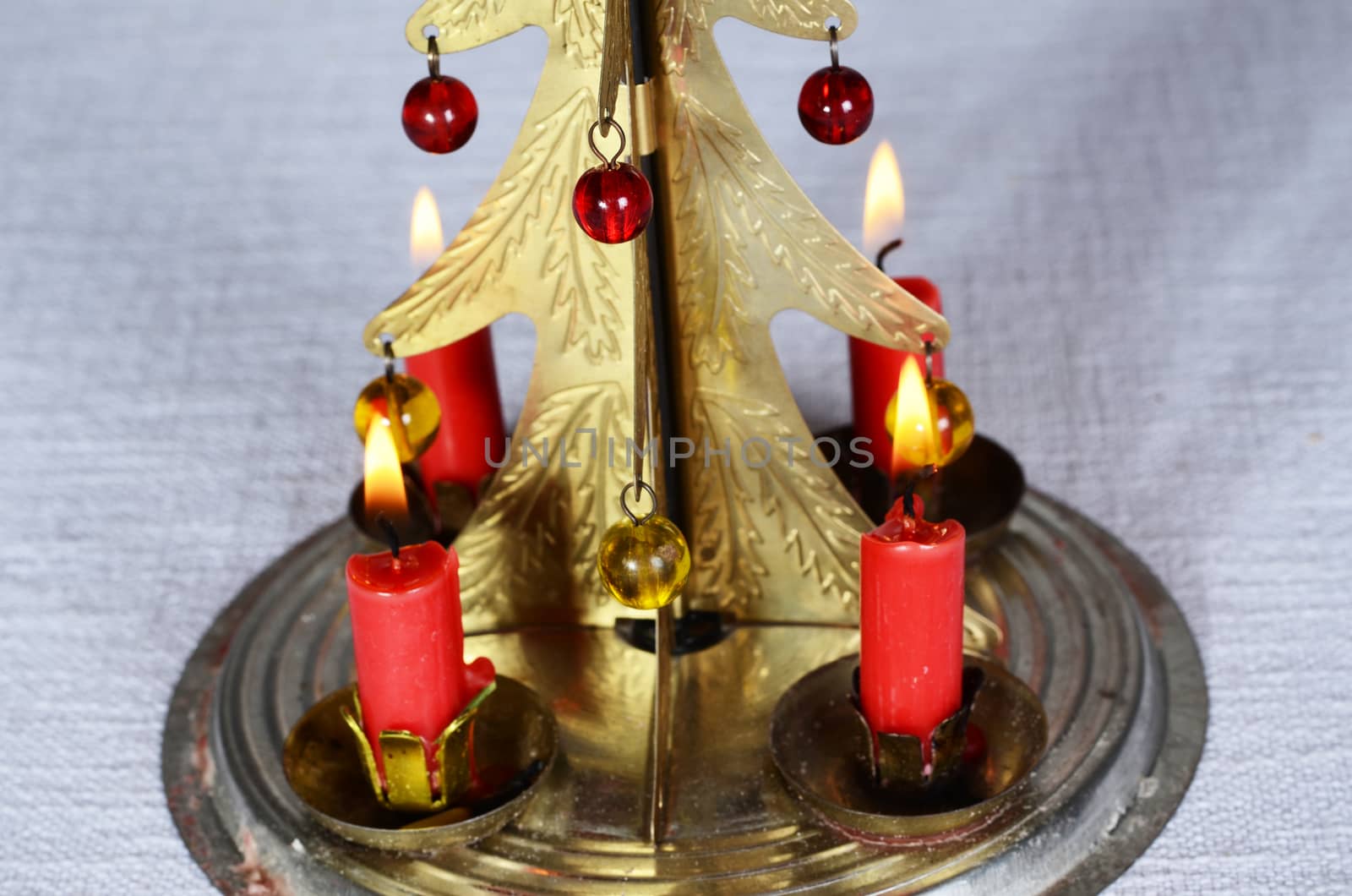 christmas candle stick