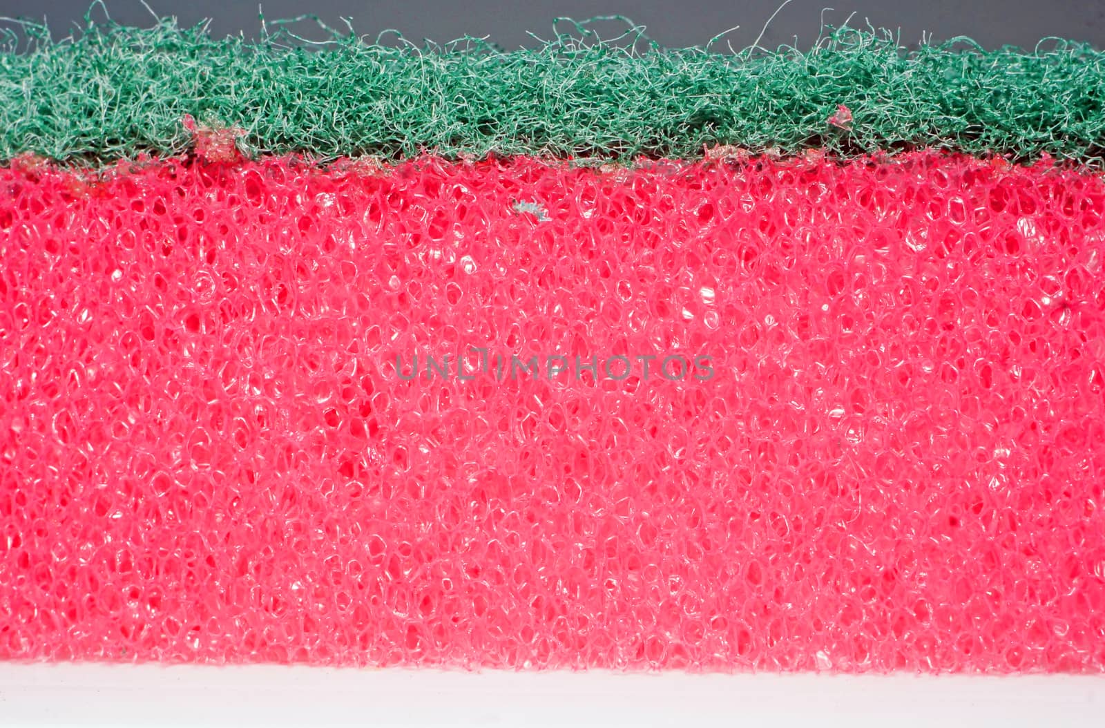 Texture sponges for washing dishes in profile                               