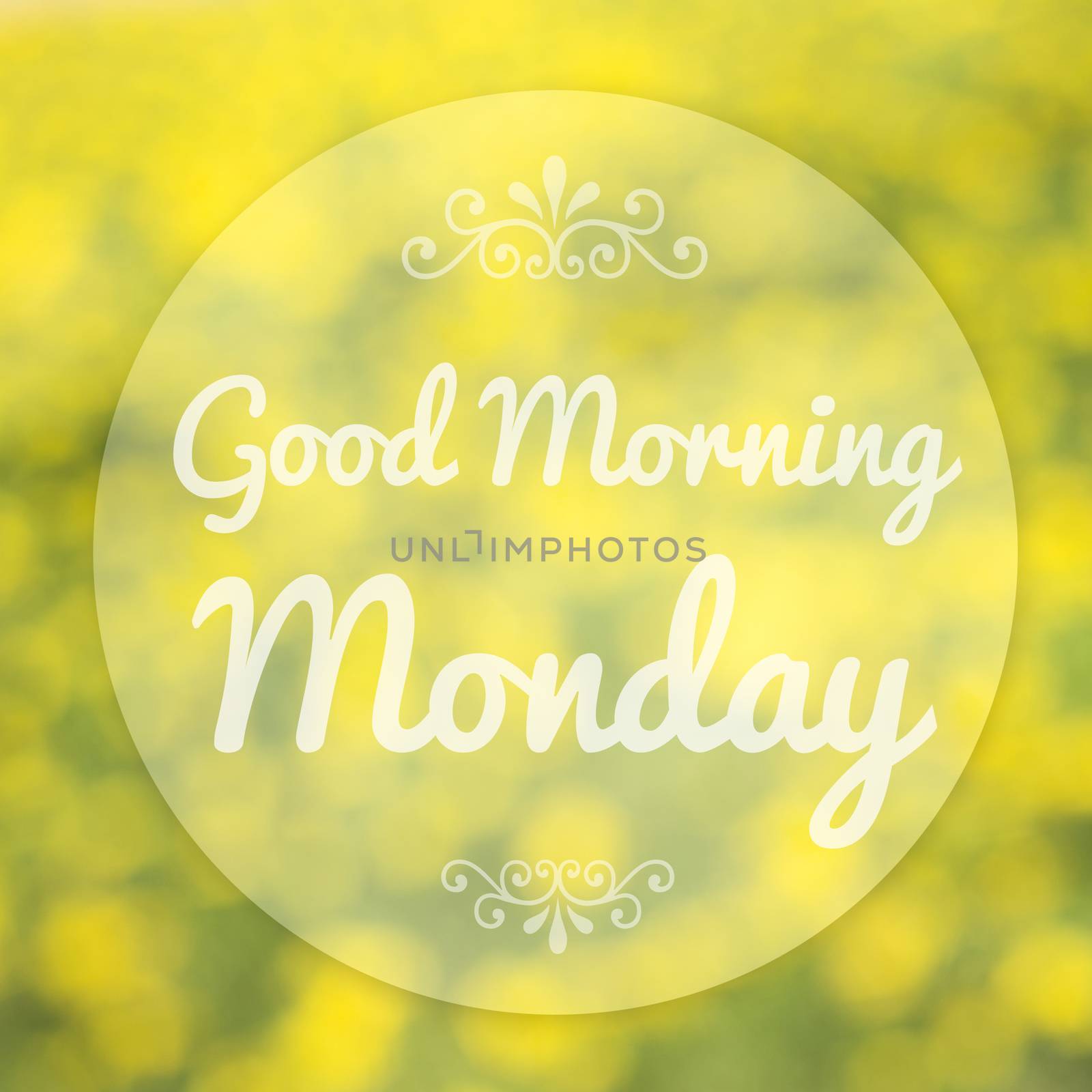 Good Morning Monday on blur background by 2nix