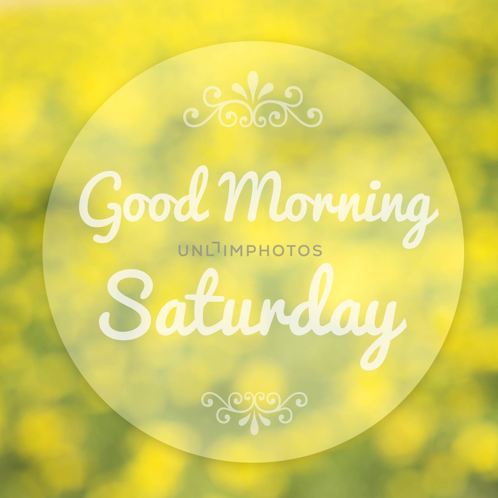 Good Morning Saturday on blur background by 2nix