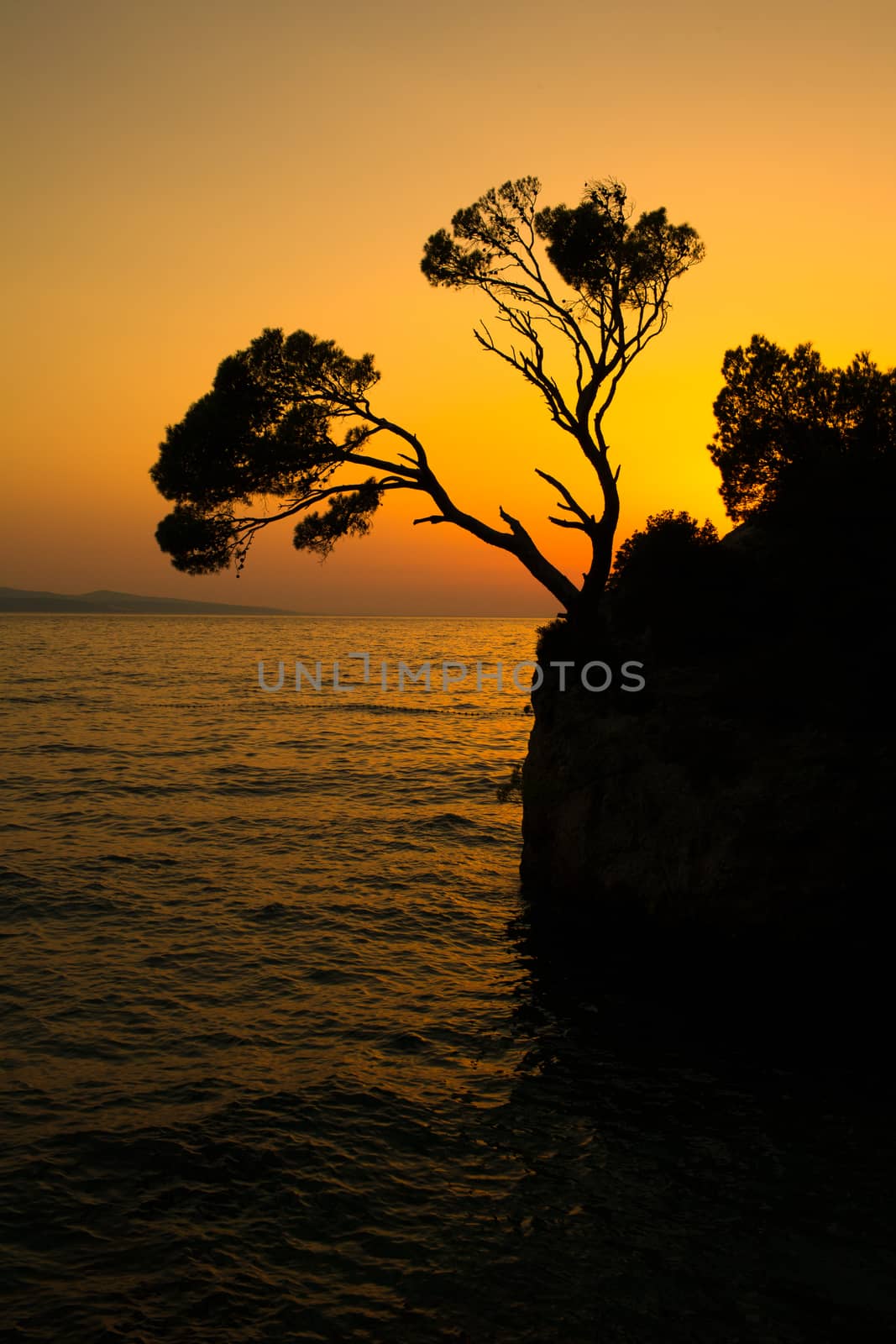 Brela Rock silhouette - Splendid seacoast of Croatia by viktor_cap