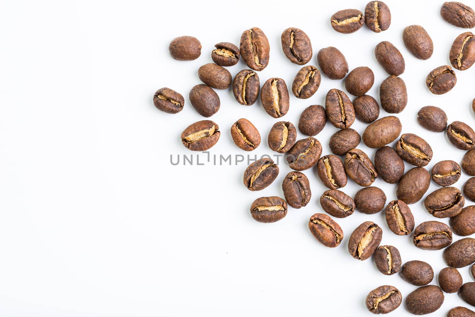 Coffee beans isolated on white by viktor_cap