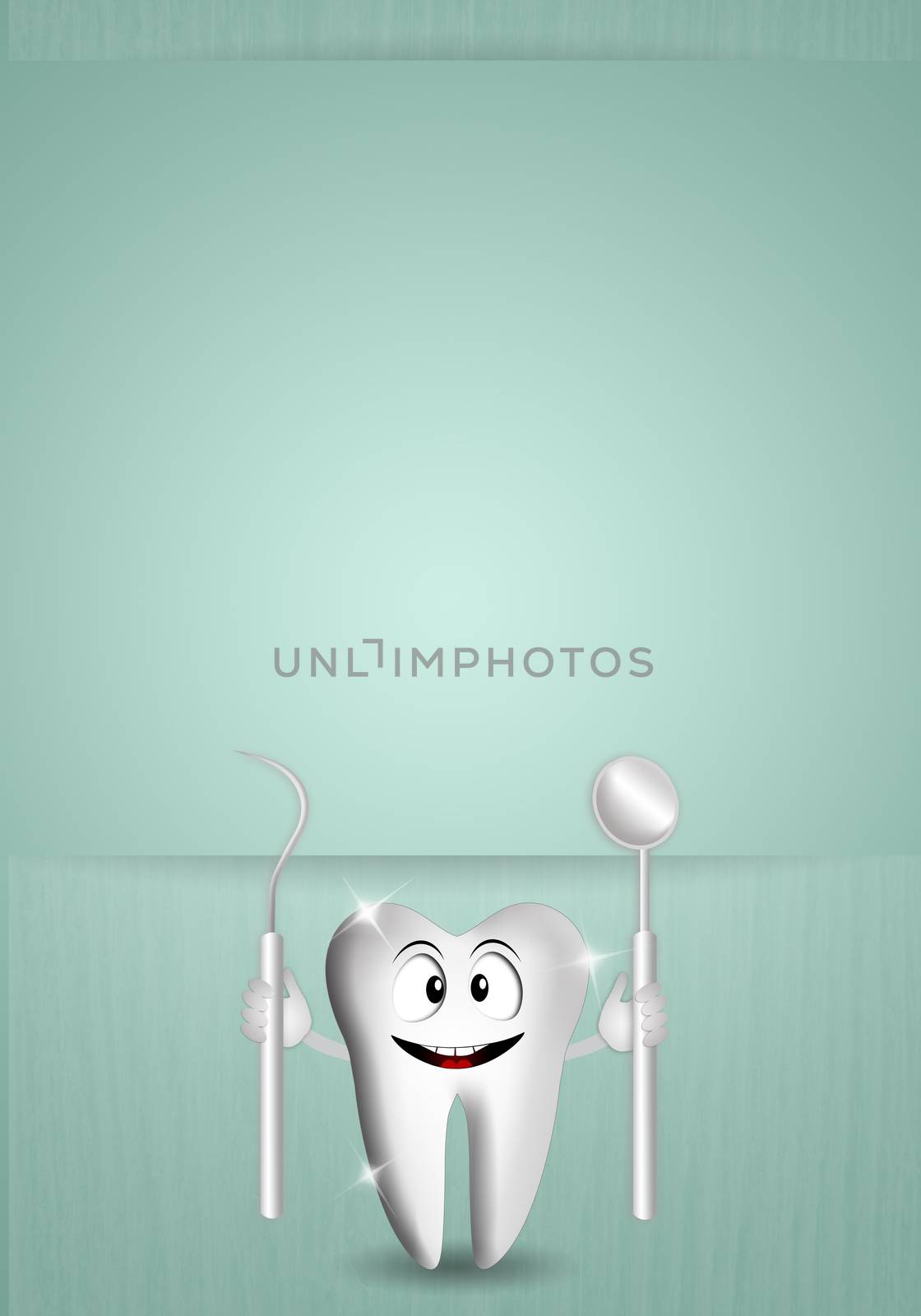 Dental care background by sognolucido
