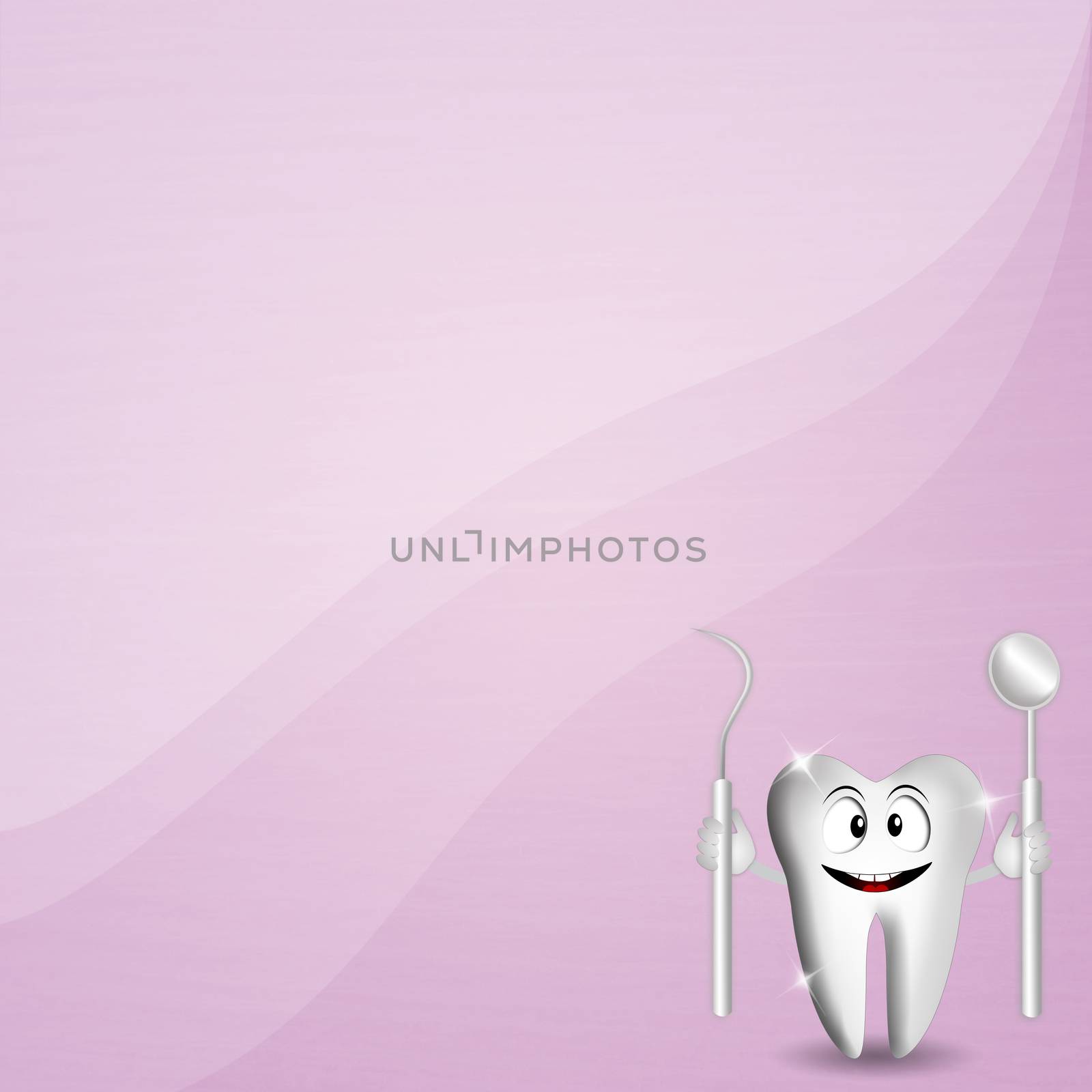 Dental care background by sognolucido