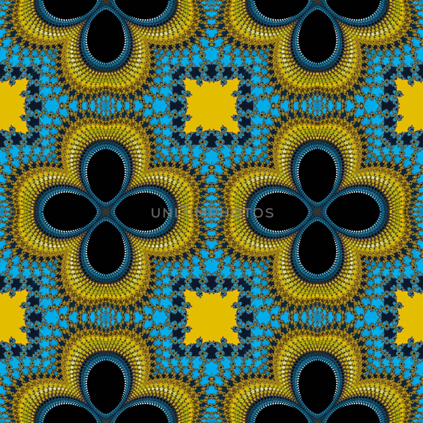Digital computer graphic - decorative seamless ornament for design.