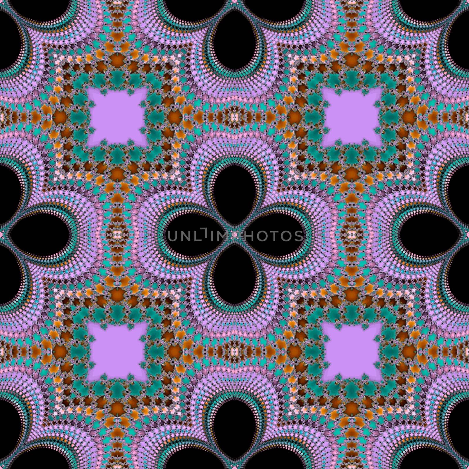 Digital computer graphic - decorative seamless ornament for design.