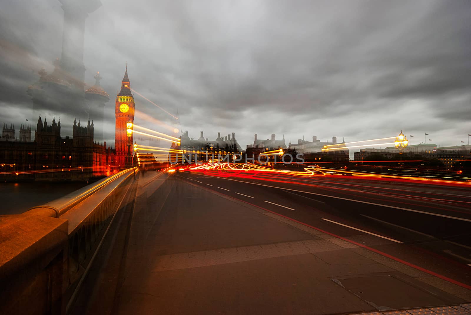 Big Ben and Houses of parliament at dusk, London, UK