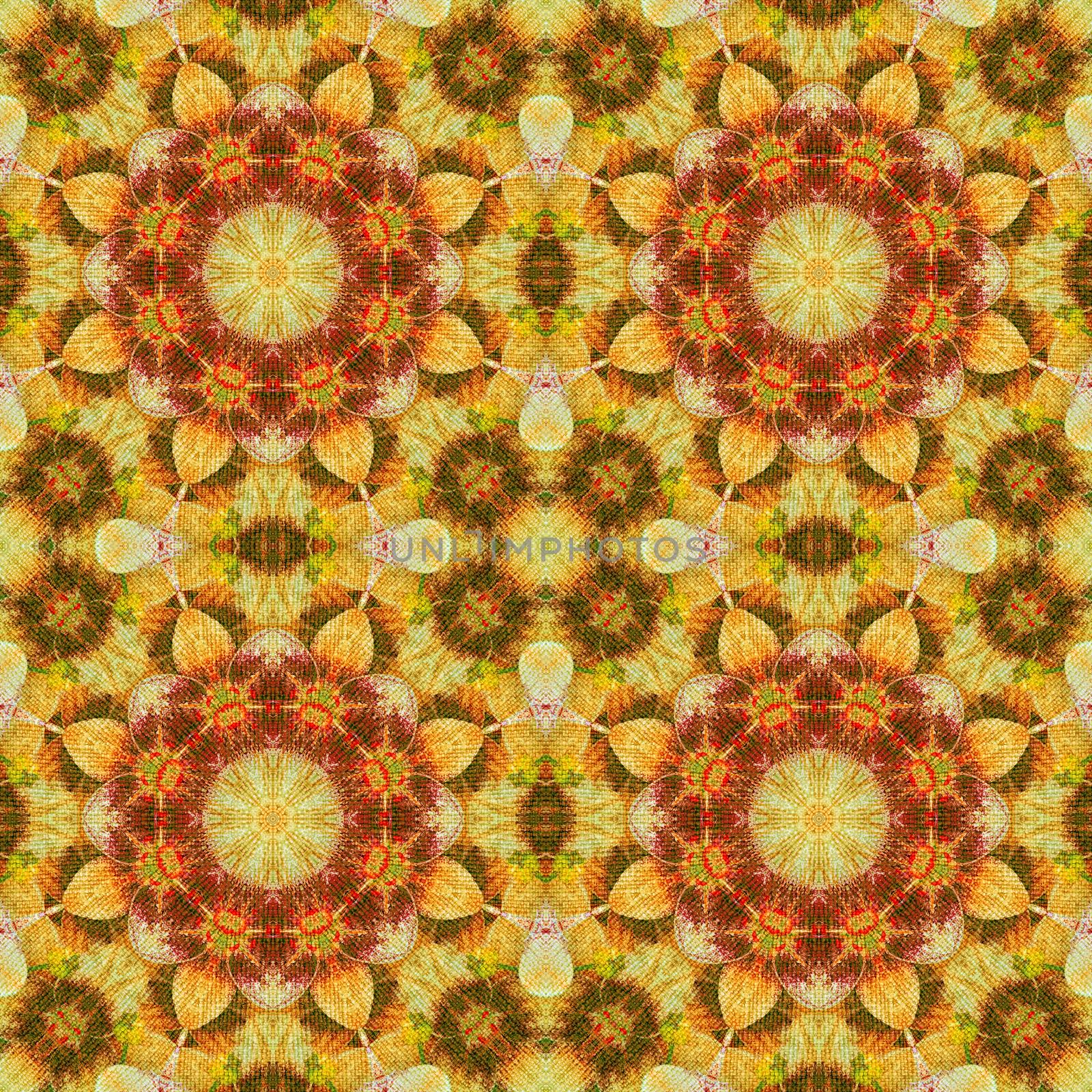 Artistic background, seamless abstract floral pattern, paintings on canvas