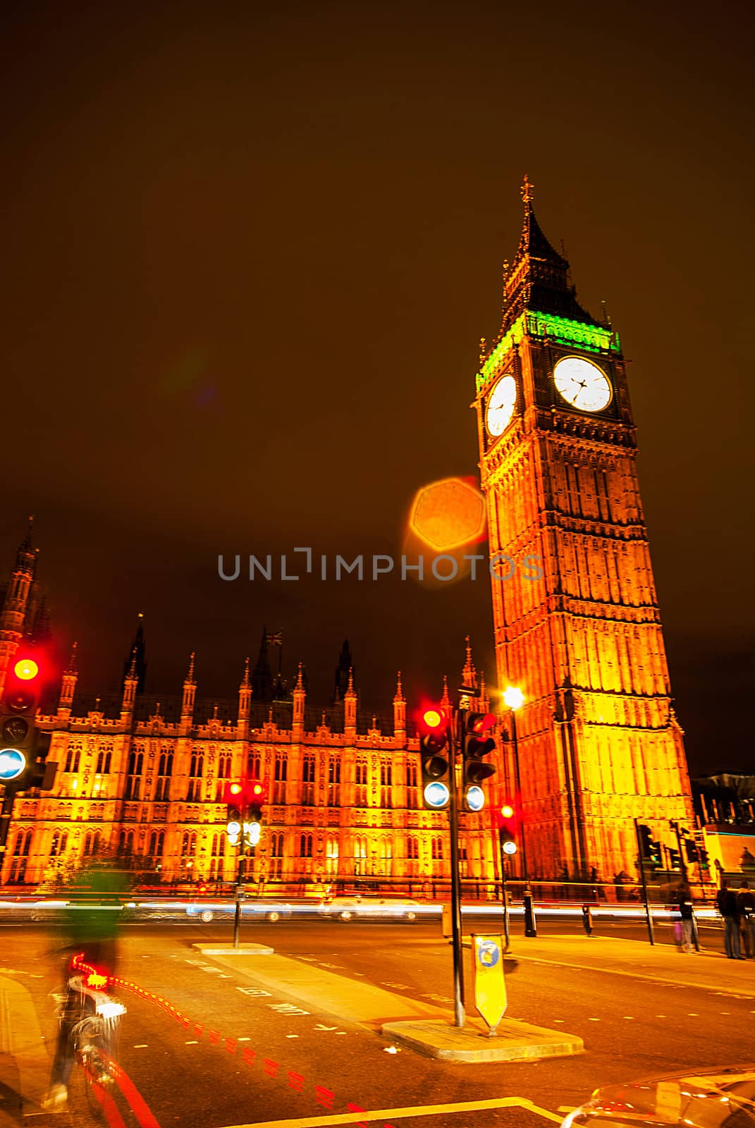 Big Ben and Houses of parliament at dusk by Dessie_bg