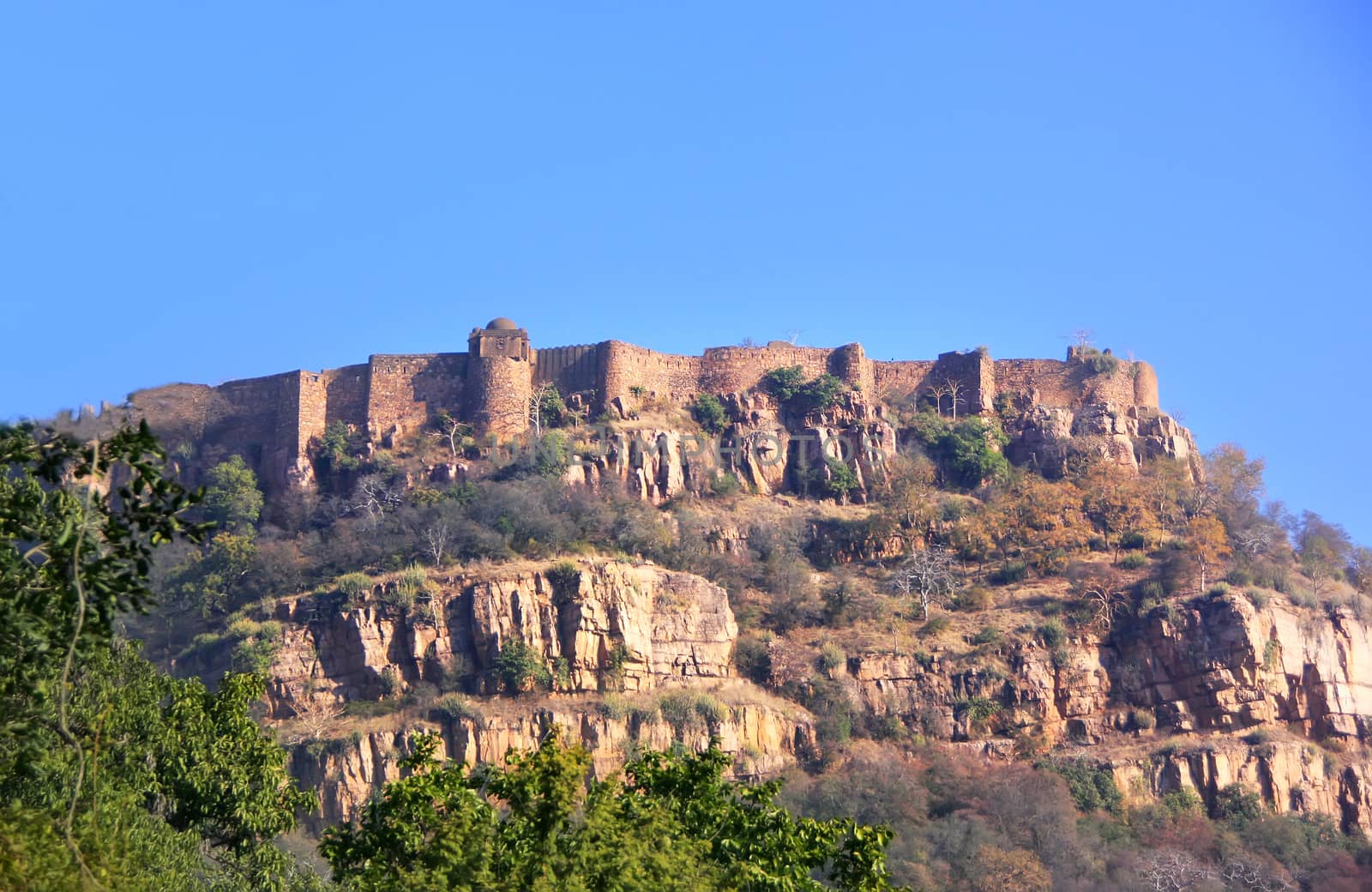 Ranthambore fort in Rajasthan, India