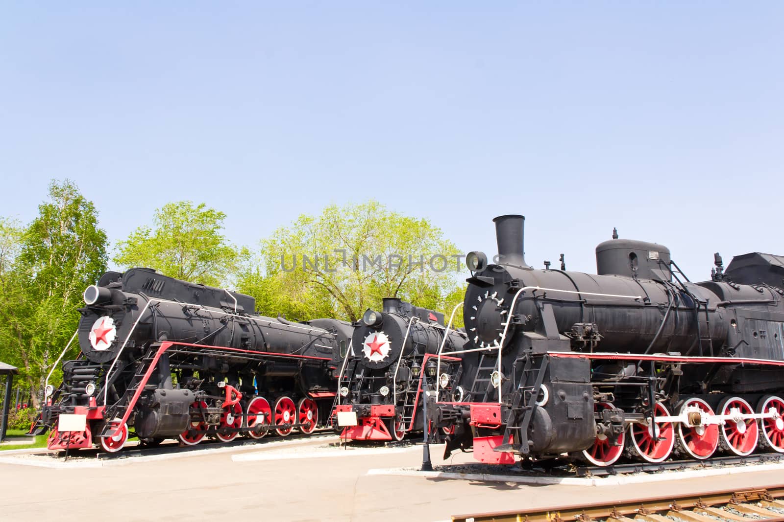 Photo of Russian rail road locomotive in Samara