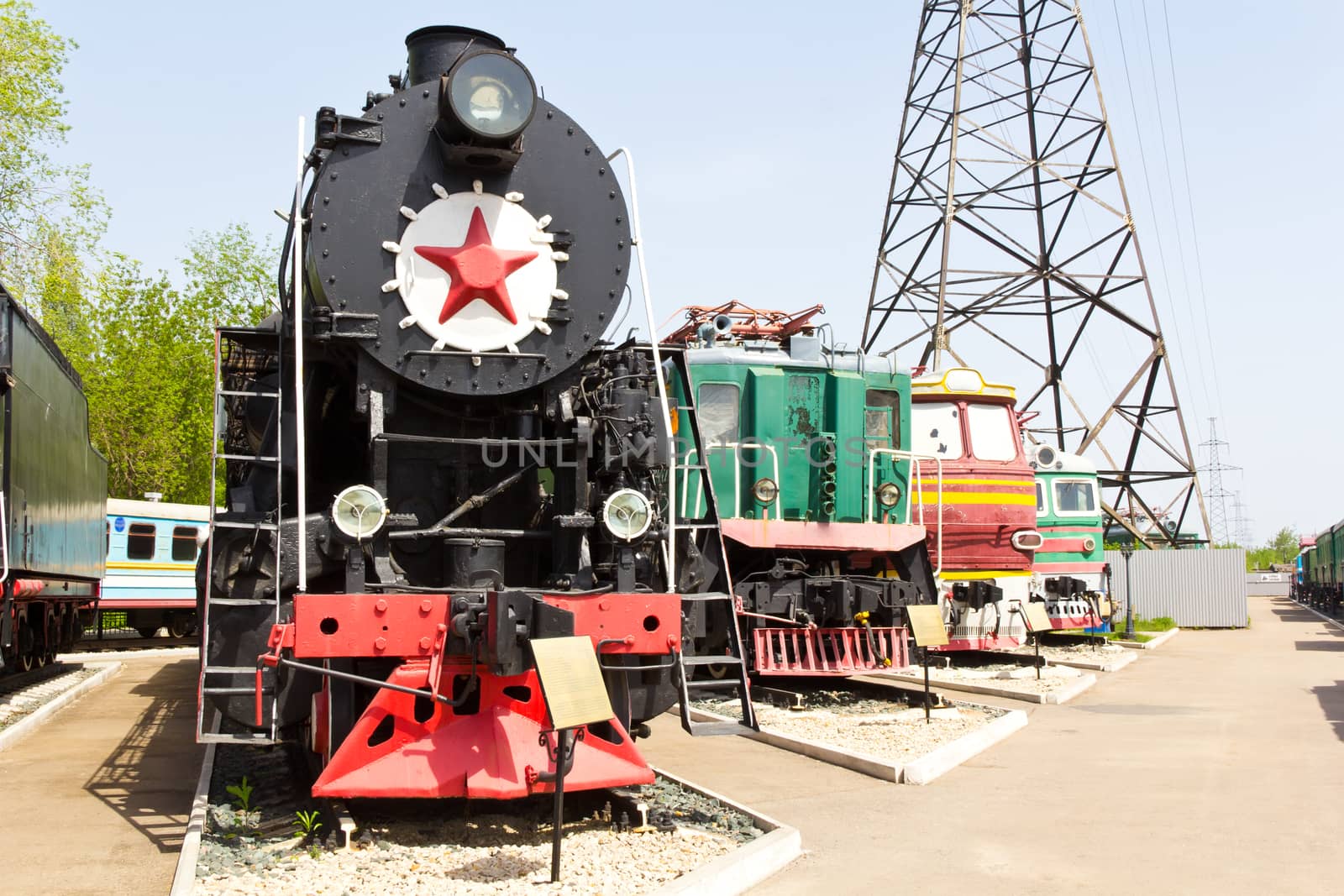 Photo of Russian rail road locomotive in Samara