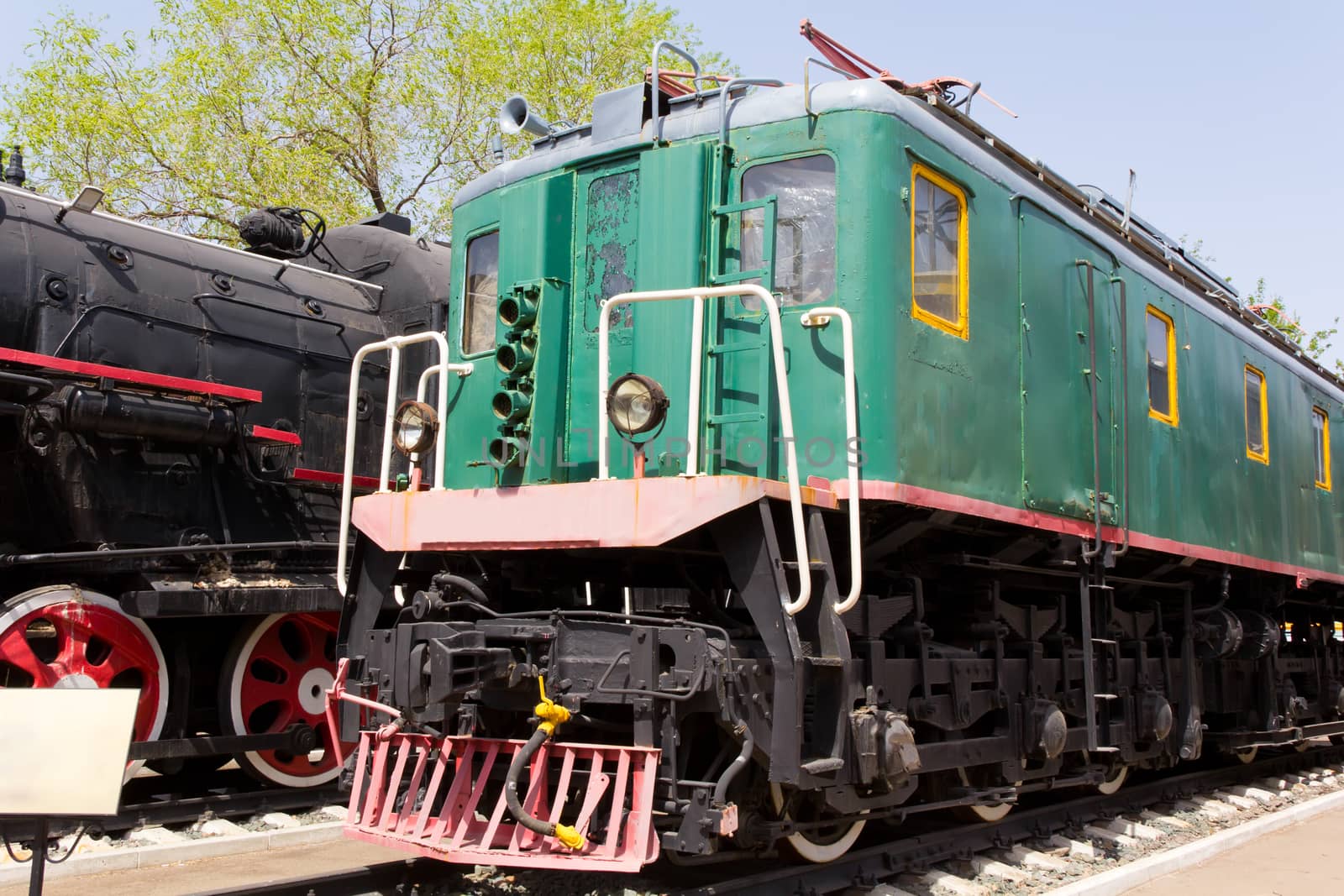 Photo of Russian rail road locomotive in Samara