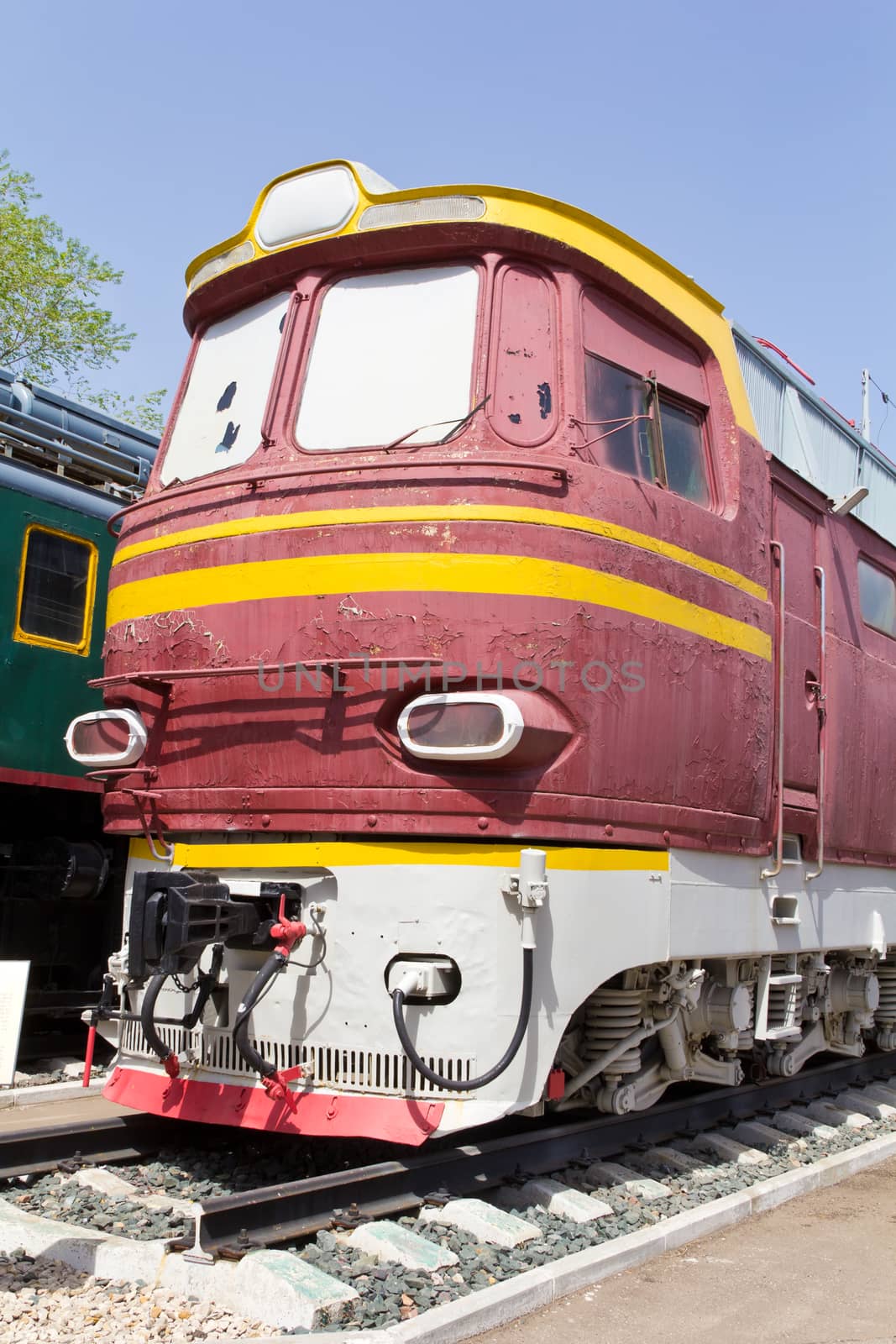 Photo of Russian rail road locomotive in Samara