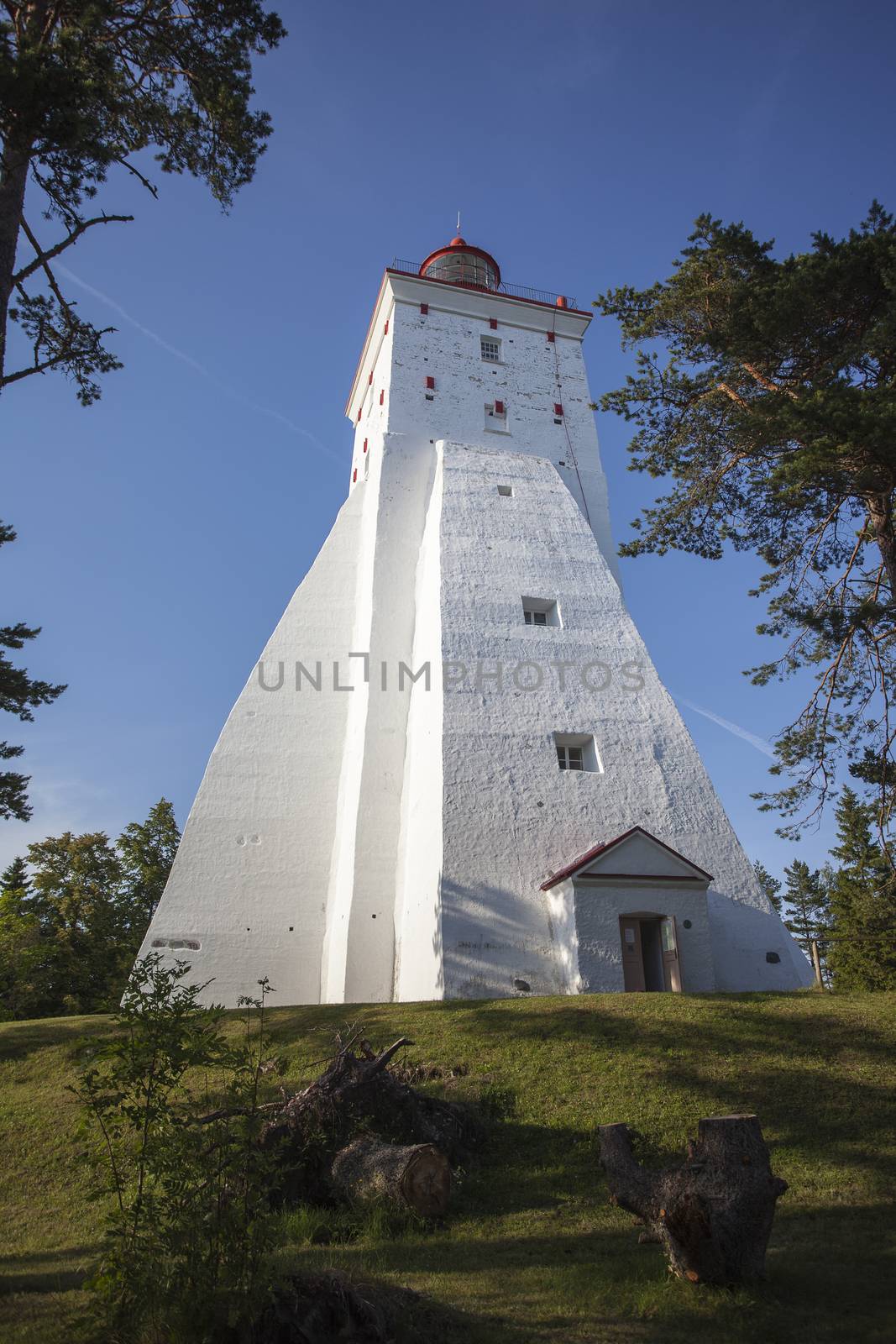 Kopu Lighthouse in Hiiumaa island, Estonia by ints