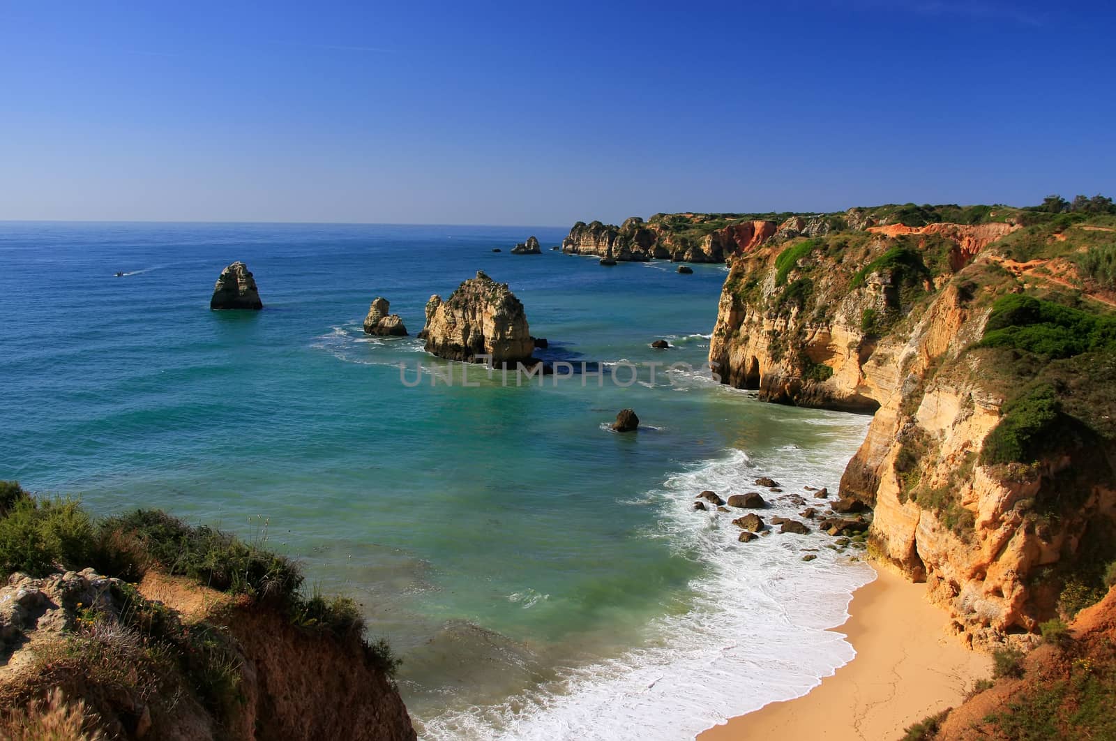 Ponta de Piedade in Lagos, Algarve region, Portugal  by donya_nedomam