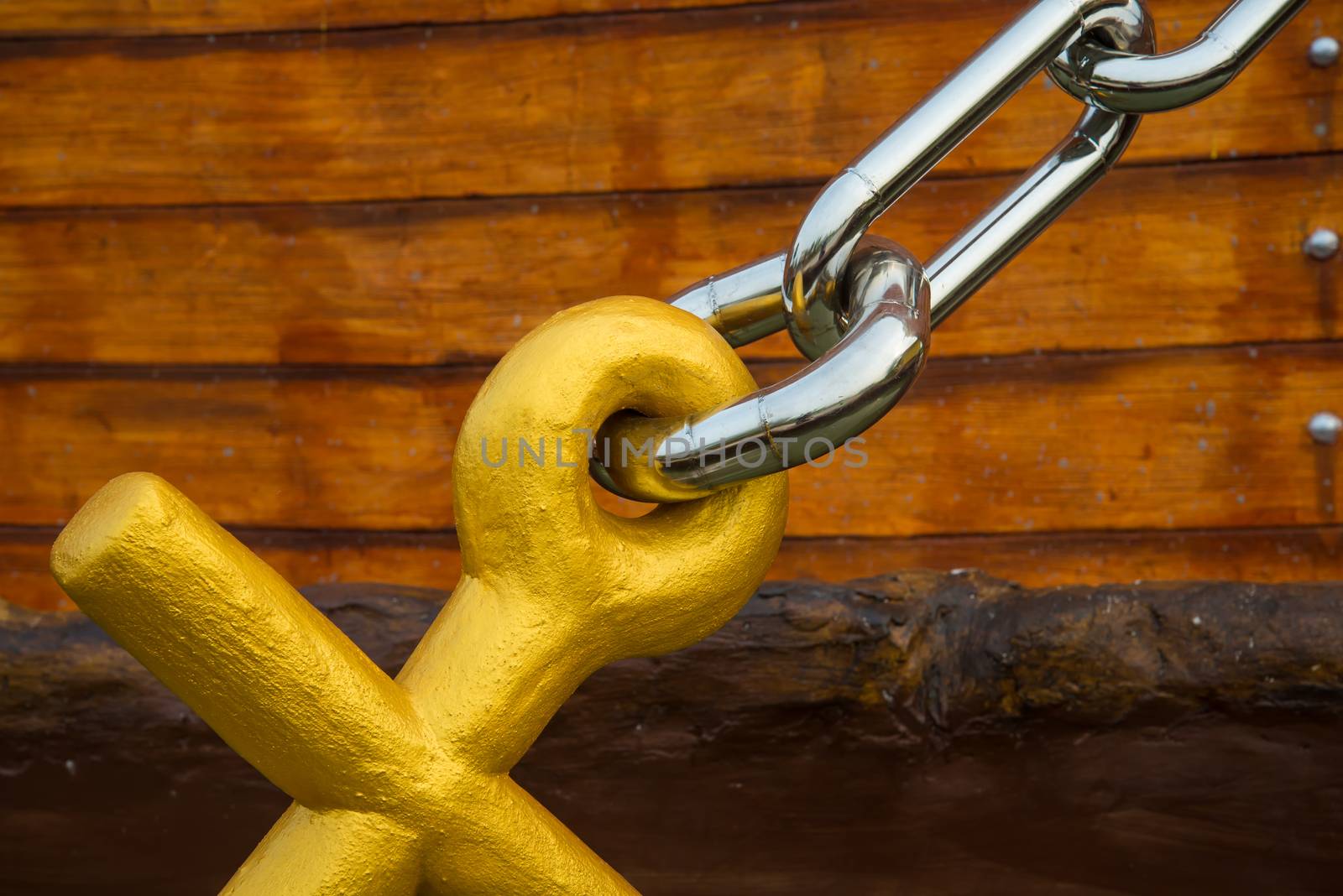 Anchor chain for interpreter ship models  in Thailand.