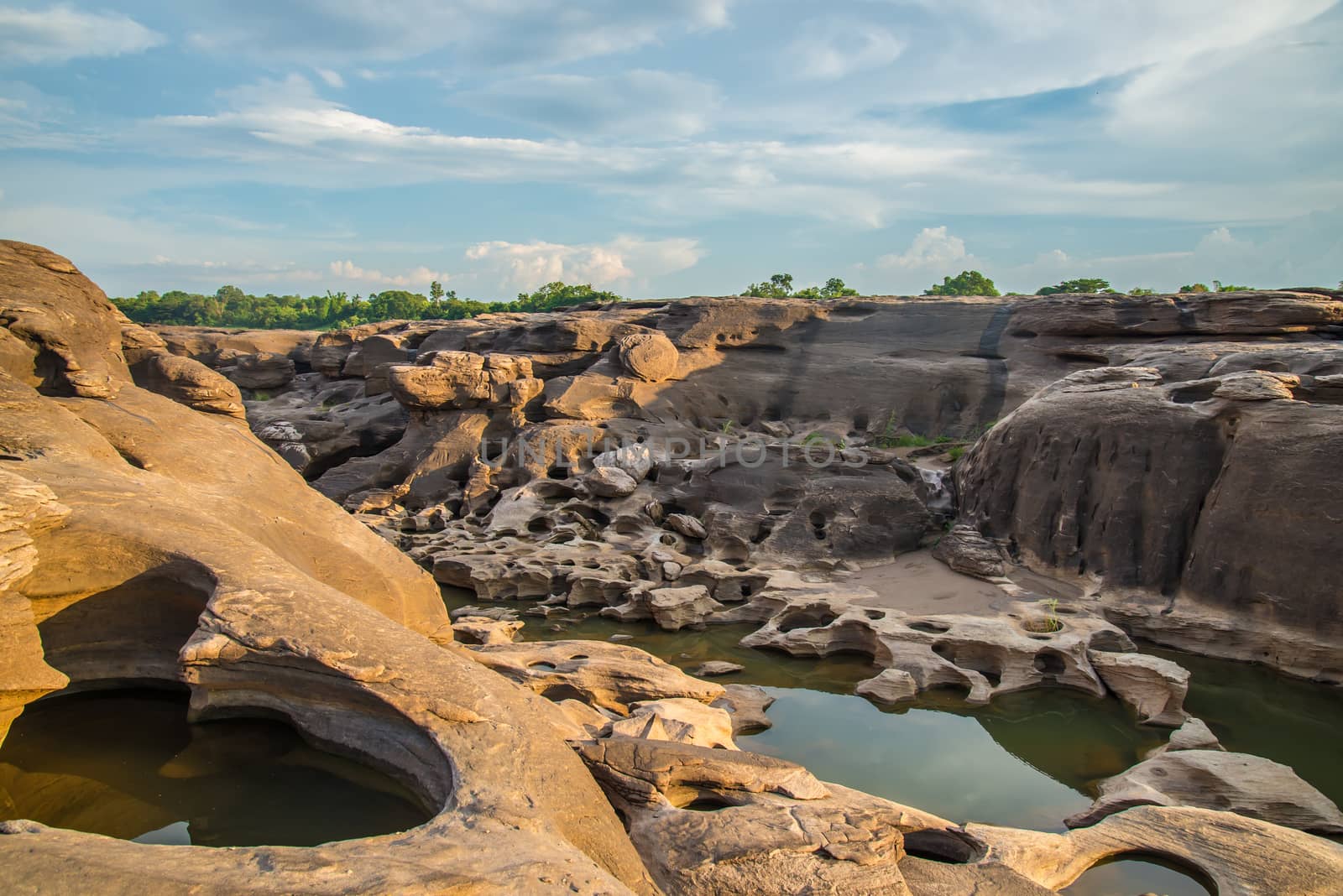 3000 bok ,Sam pan bok, Ubon-ratchathani, Grand Canyon of Thailand.