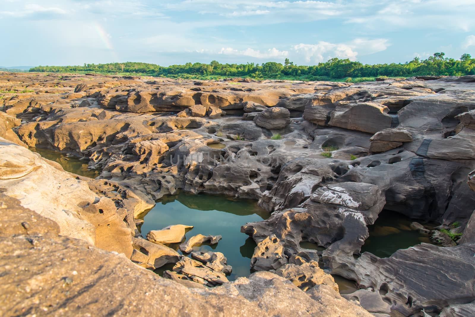 3000 bok ,Sam pan bok, Ubon-ratchathani, Grand Canyon of Thailand.