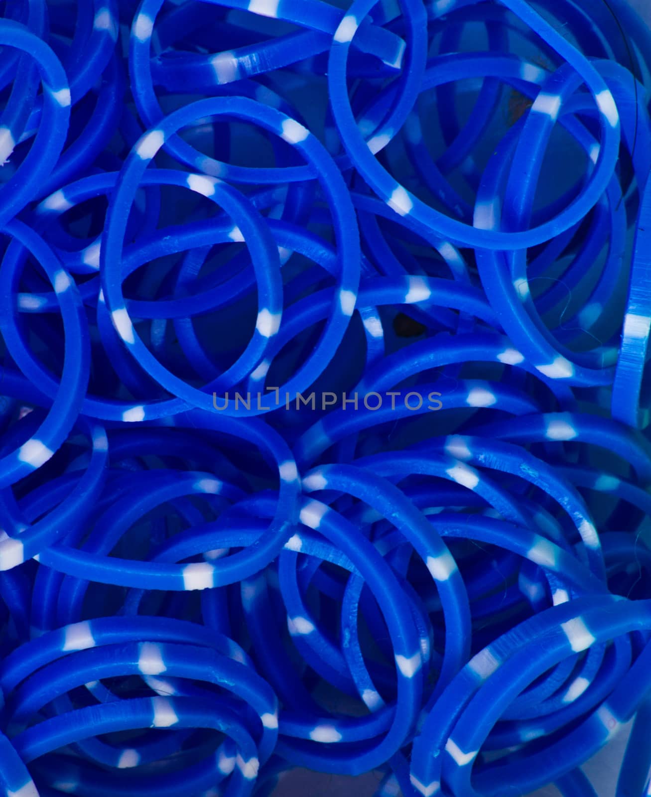 Blue Loom Refills Silicon Elastic Rubber Bands by nitimongkolchai